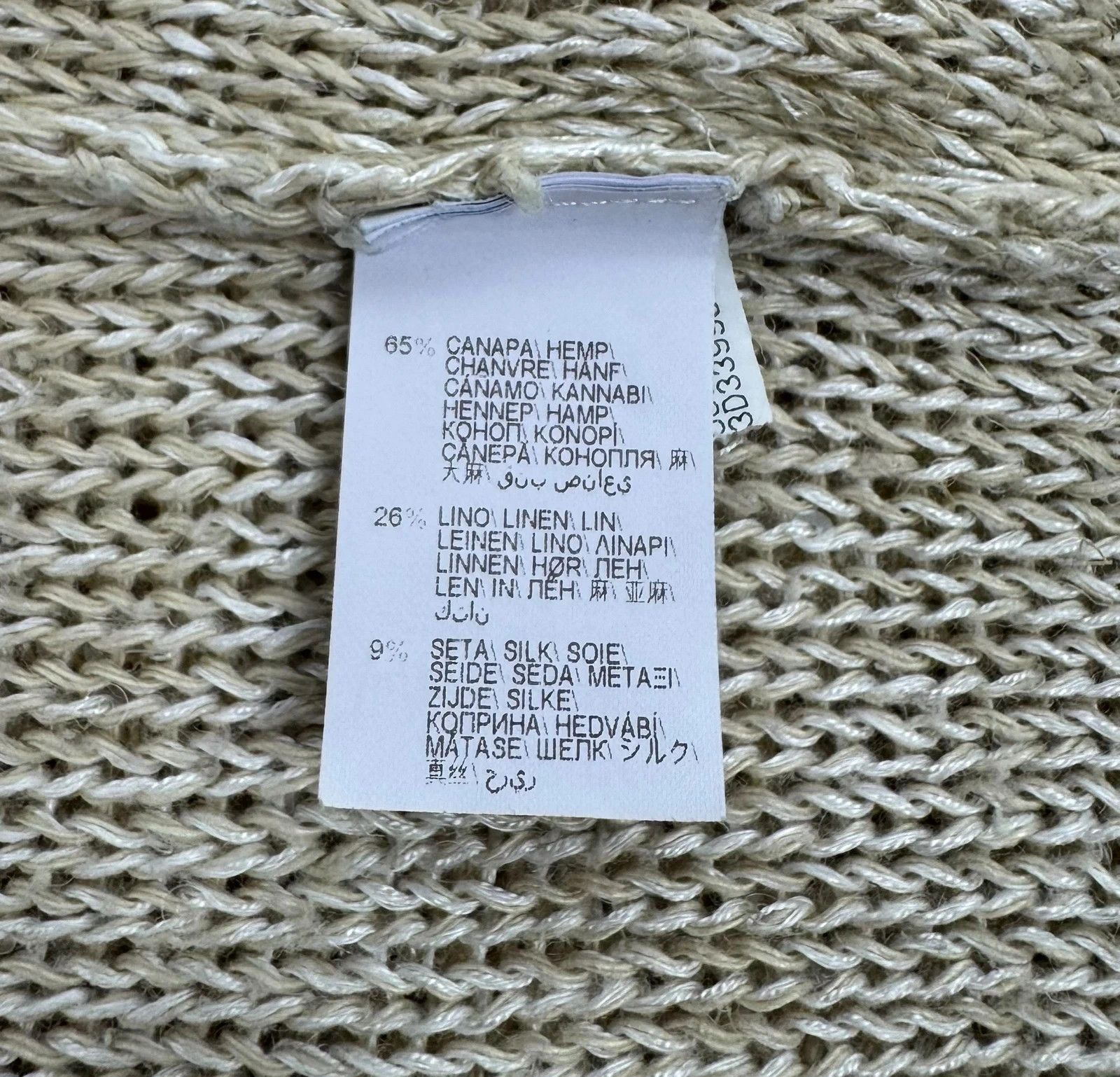 Brunello Cucinelli Brunello Cucinelli Sequined Sweater Hemp Linen size XS Size XS / US 0-2 / IT 36-38 - 13 Thumbnail