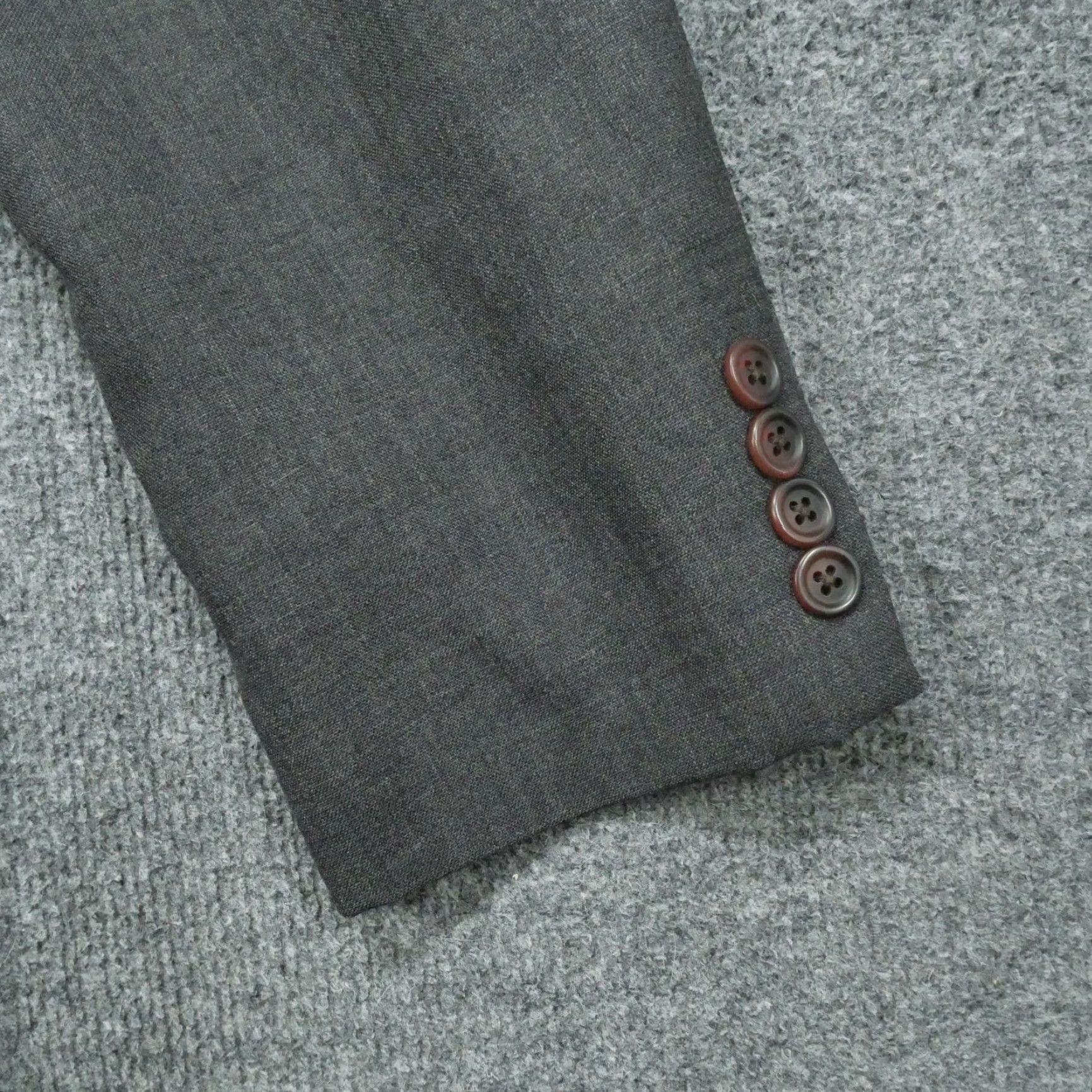 Polo Ralph Lauren VINTAGE Polo Ralph Lauren Blazer Jacket Mens 42 Big & Tall Wool Gray 41 Tall Classic USA Modern Overcoat Size US XL / EU 56 / 4 - 3 Thumbnail