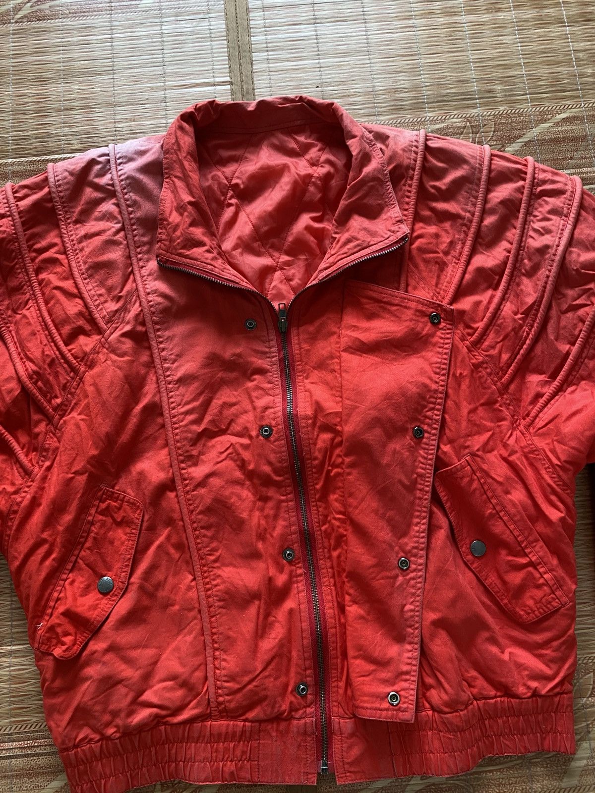 Beauty Beast 💸BINDINGOFFER💸Japanes Red Jacket Puffe Akira Styled Sunfuded Size US M / EU 48-50 / 2 - 4 Thumbnail