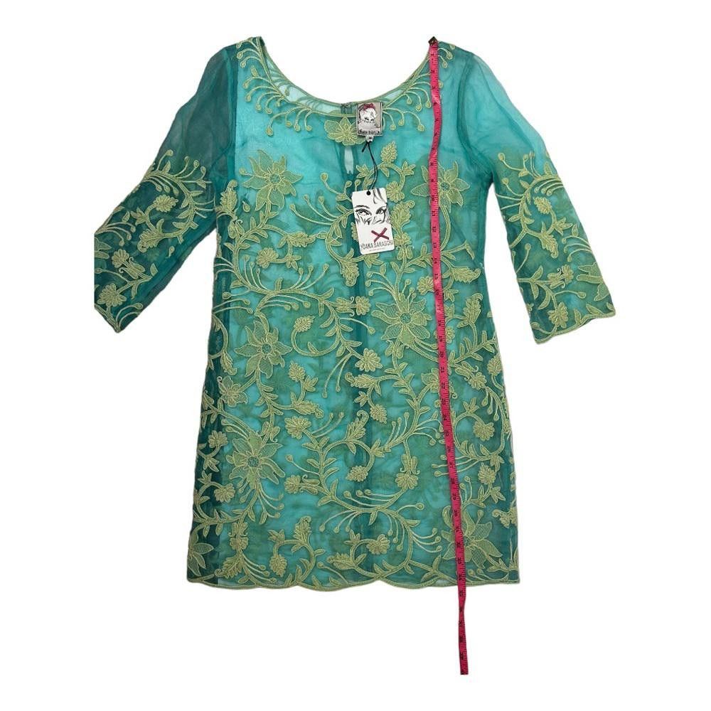 Designer Yoana Baraschi l NWT Magic Vine Ombré Tunic Dress Size 8 Size M / US 6-8 / IT 42-44 - 4 Thumbnail