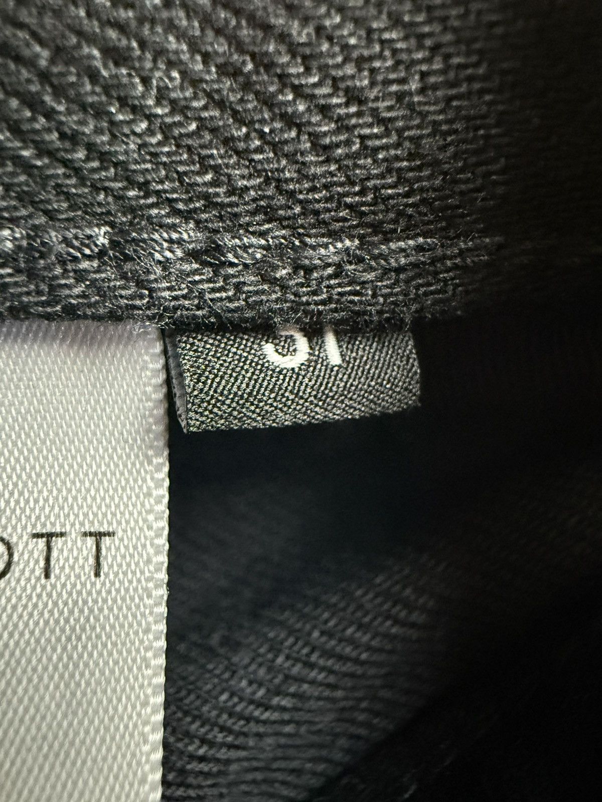John Elliott John Elliott Black Jeans Size US 31 - 5 Thumbnail