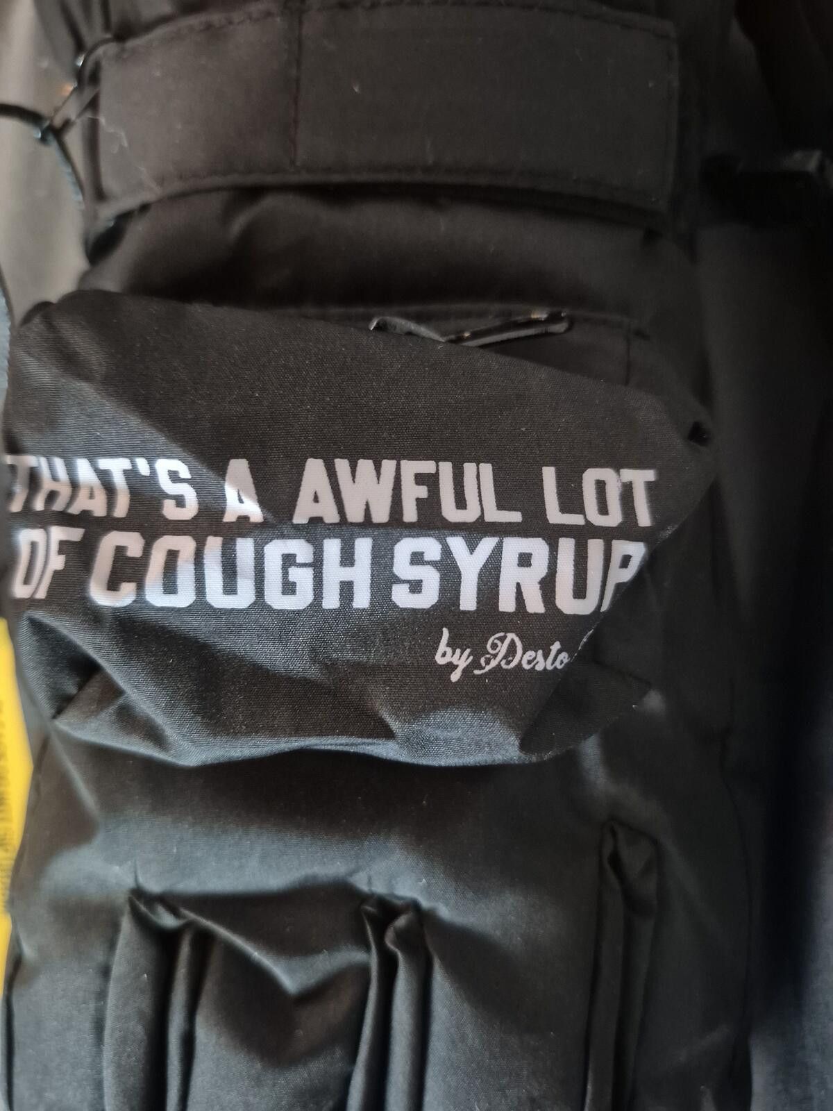 Awful Lot of Cough Syrup Awful Lot of Cough Syrup Black Ski Gloves Size ONE SIZE - 4 Thumbnail