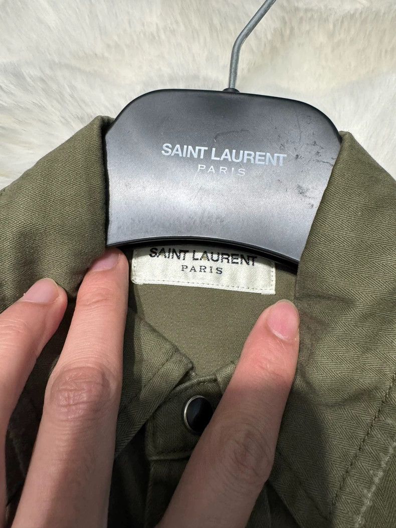 Yves Saint Laurent saint laurent Jewel Button Denim Shirt 2501-Nextarrow Size US XS / EU 42 / 0 - 4 Thumbnail