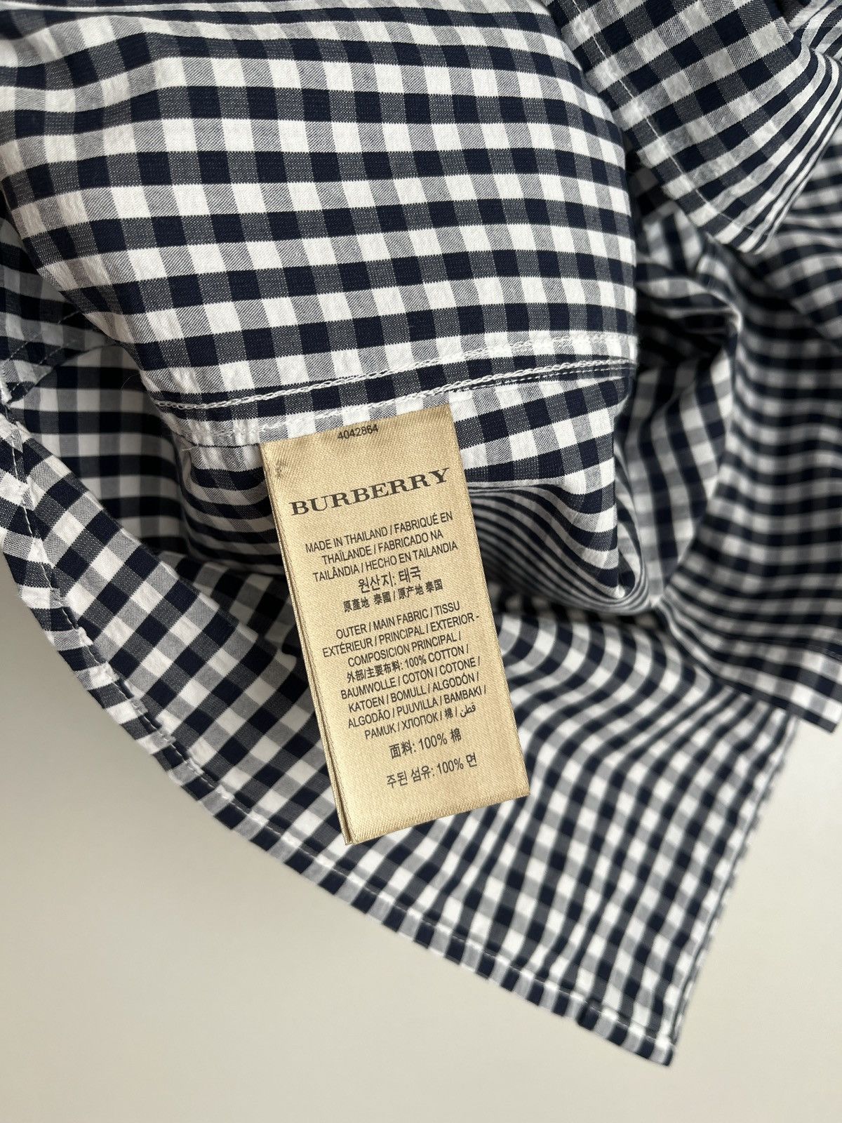 Burberry Burberry Short Sleeve Checkered Shirt Size US S / EU 44-46 / 1 - 13 Thumbnail
