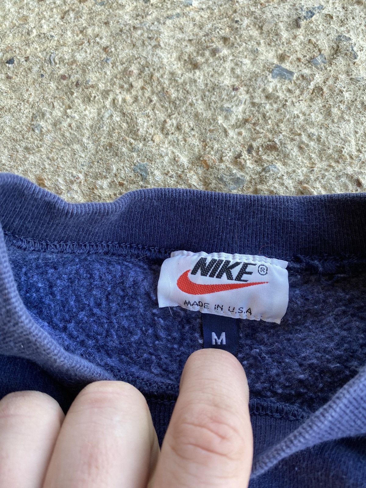 Nike × Vintage Vintage 90’s Nike Air Crewneck Sweatshirt Size US M / EU 48-50 / 2 - 5 Thumbnail