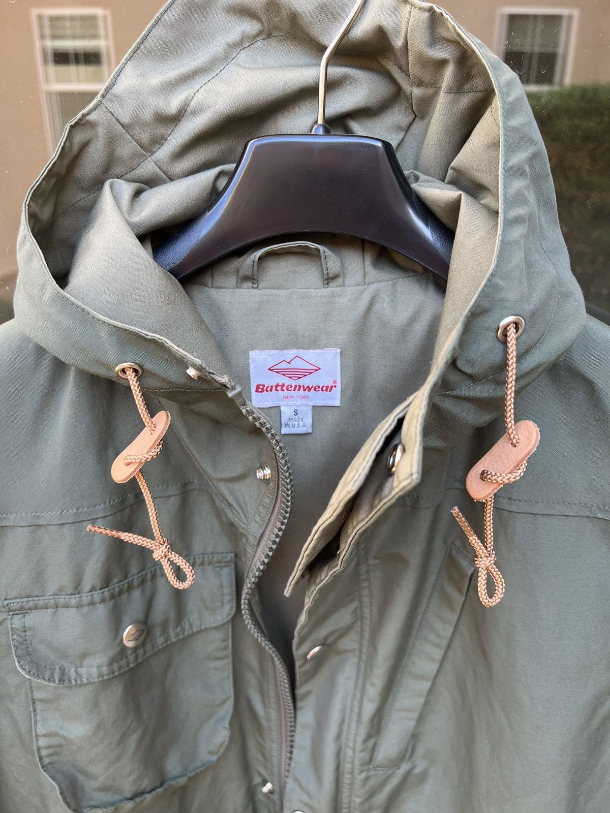 Battenwear $565 BATTENWEAR TRAVEL SHELL PARKA JACKET OLIVE GREEN SMALL Size US S / EU 44-46 / 1 - 1 Thumbnail
