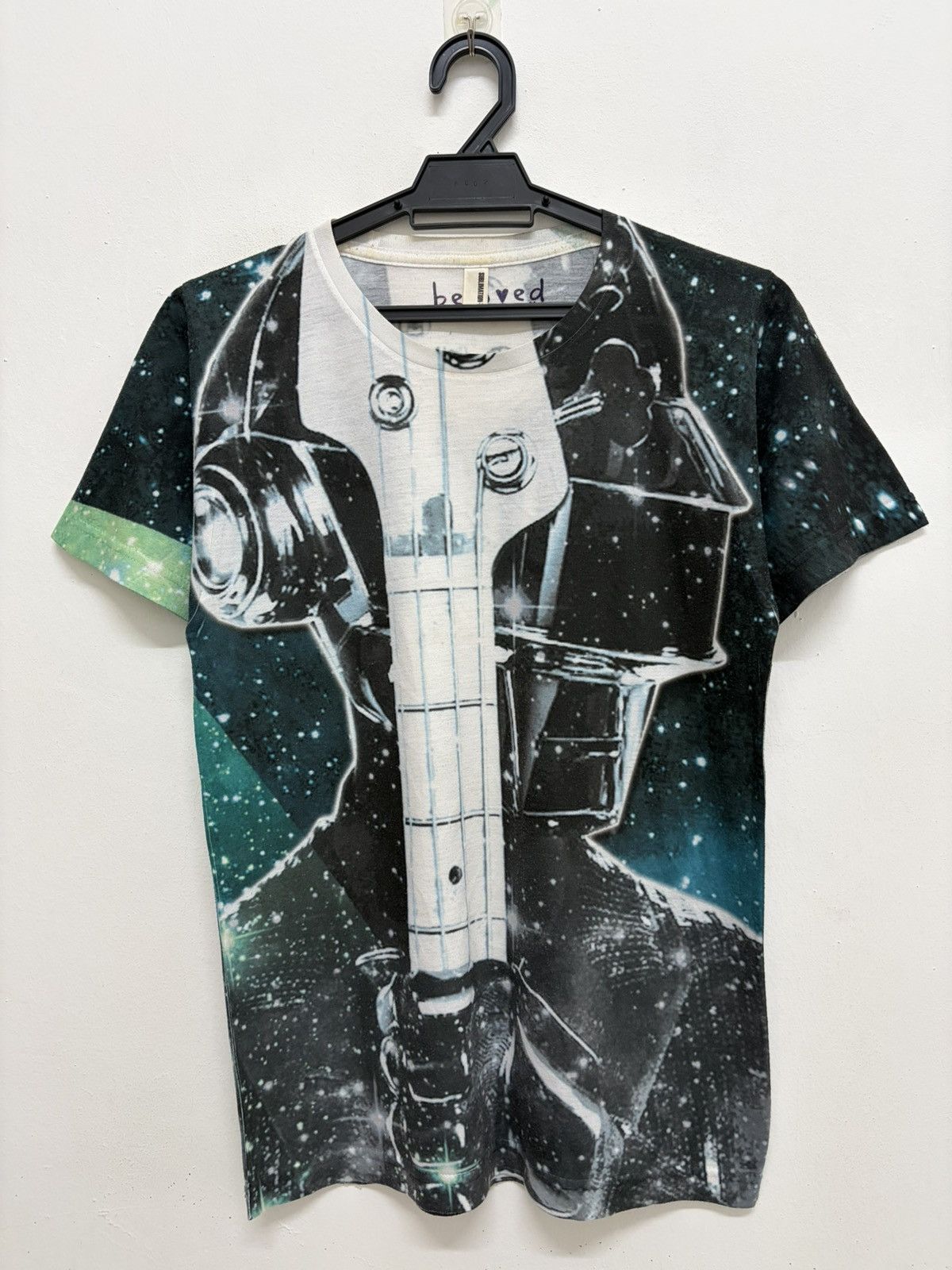 Band Tees DAFT PUNK 🔥 ALLOVER PRINTED TEE COOL EDM GRAPHIC MADE IN USA Size US S / EU 44-46 / 1 - 1 Thumbnail