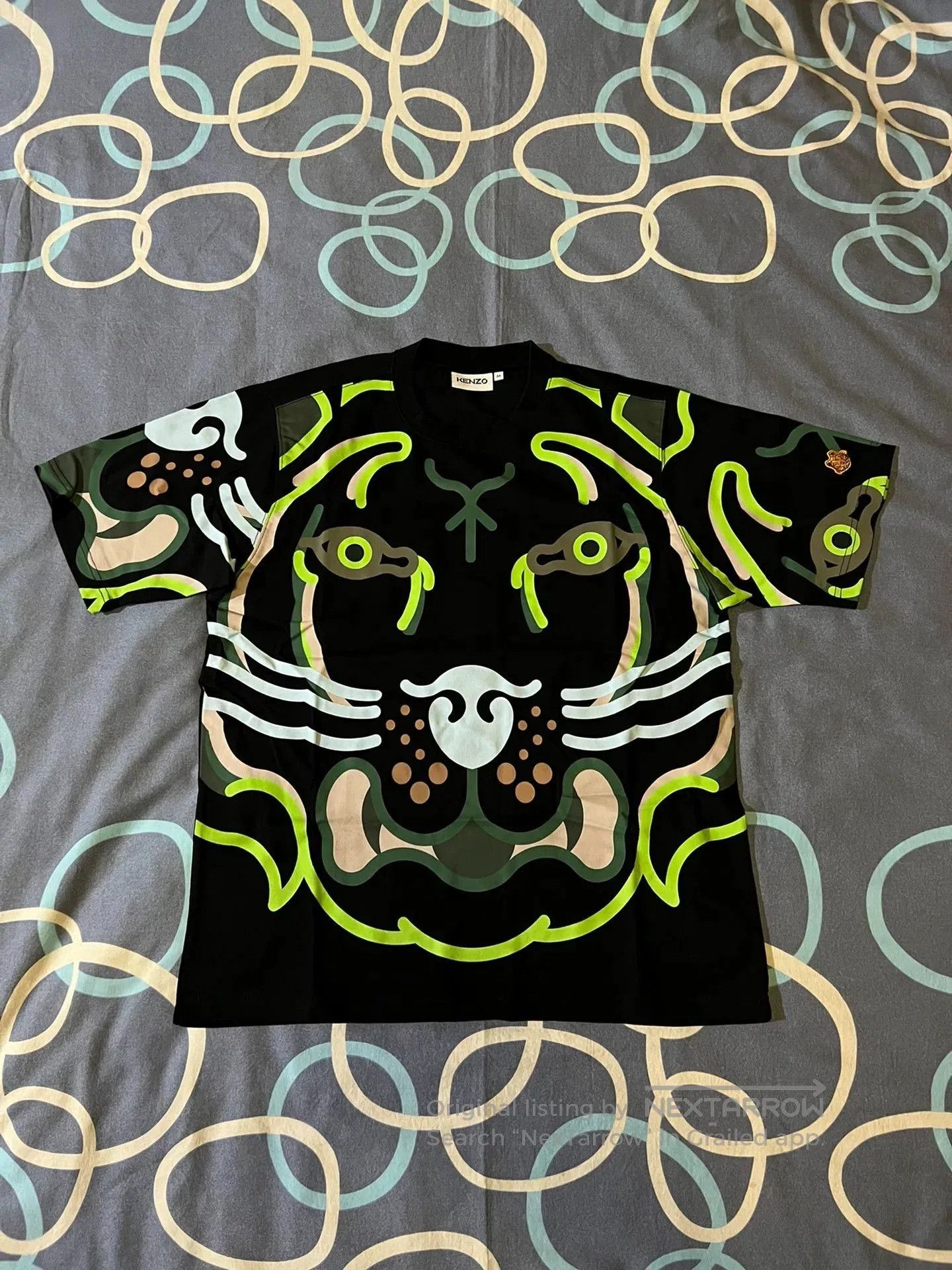 Kenzo Kenzo Crayon Tiger Sketch T-shirt. Size US M / EU 48-50 / 2 - 1 Thumbnail