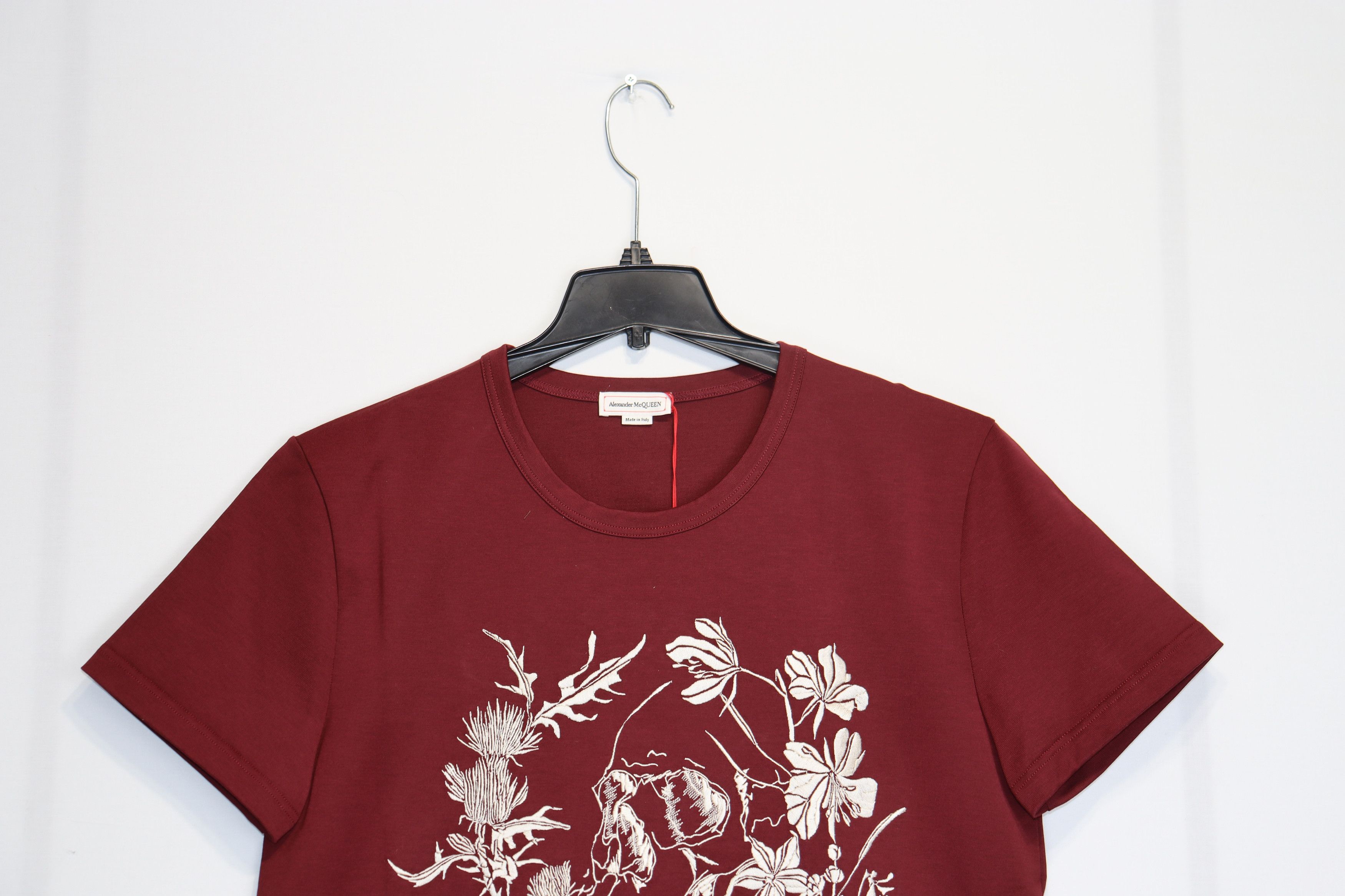 Alexander McQueen o1rshd1 T-Shirt in burgundy Size US L / EU 52-54 / 3 - 3 Thumbnail