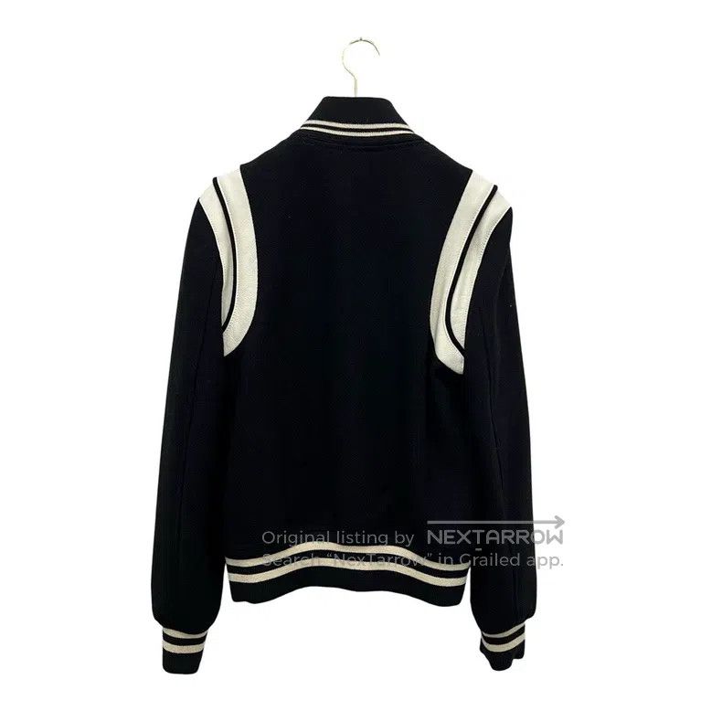 Saint Laurent Paris Saint Laurent Paris Color-block black and white baseball j Size XS / US 0-2 / IT 36-38 - 2 Thumbnail