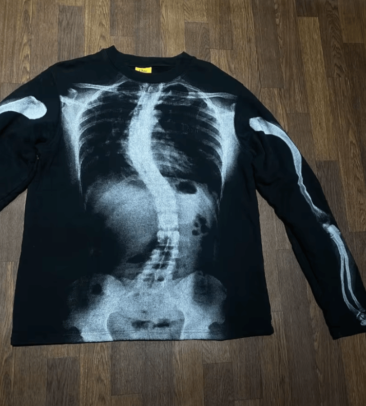 Japanese Brand Loose and Fashionable Casual Skull Print Long-sleeved Size US L / EU 52-54 / 3 - 2 Thumbnail