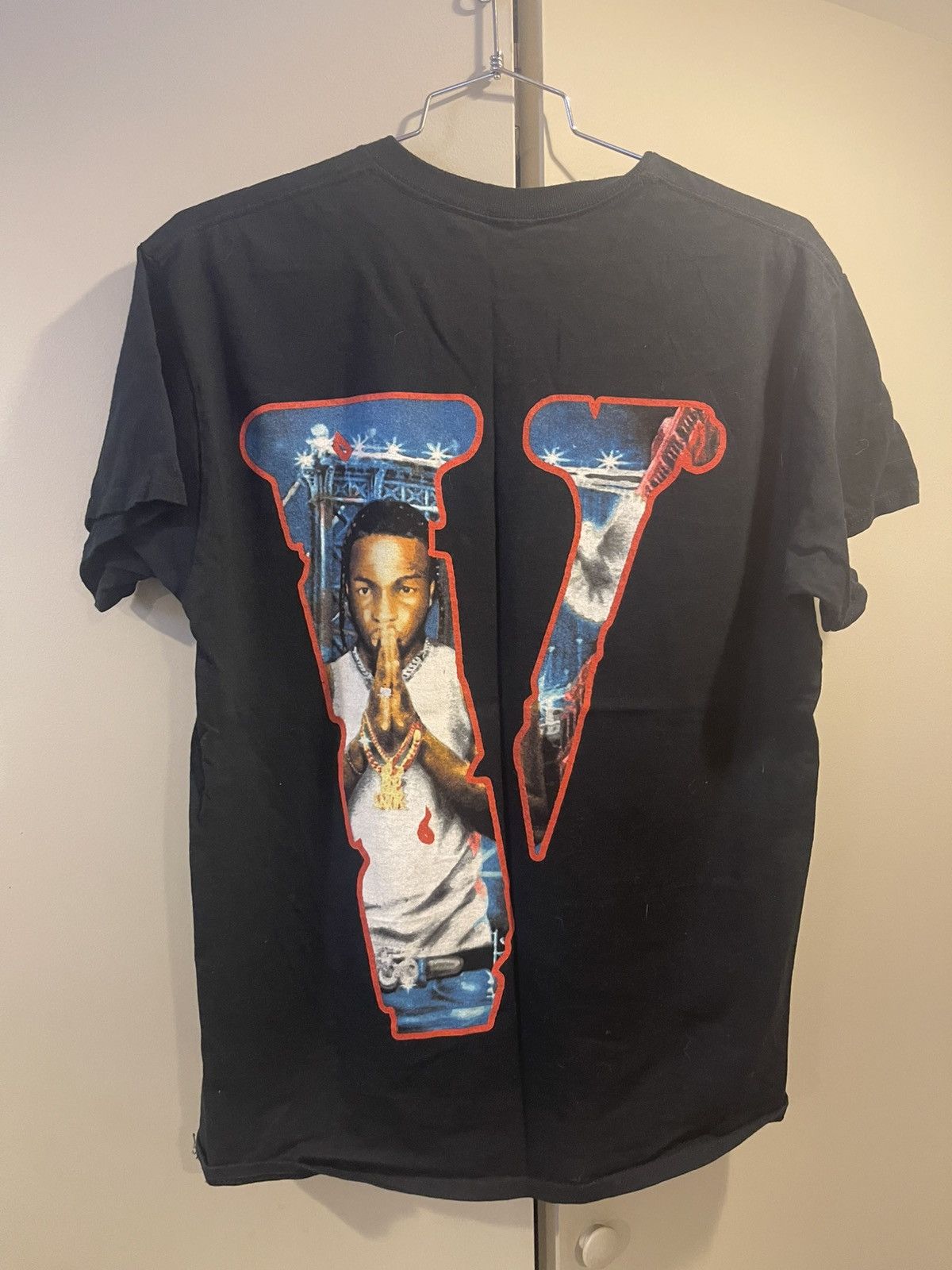 Vlone Vlone x Pop Smoke Black T-shirt Tee Large Size US L / EU 52-54 / 3 - 2 Thumbnail