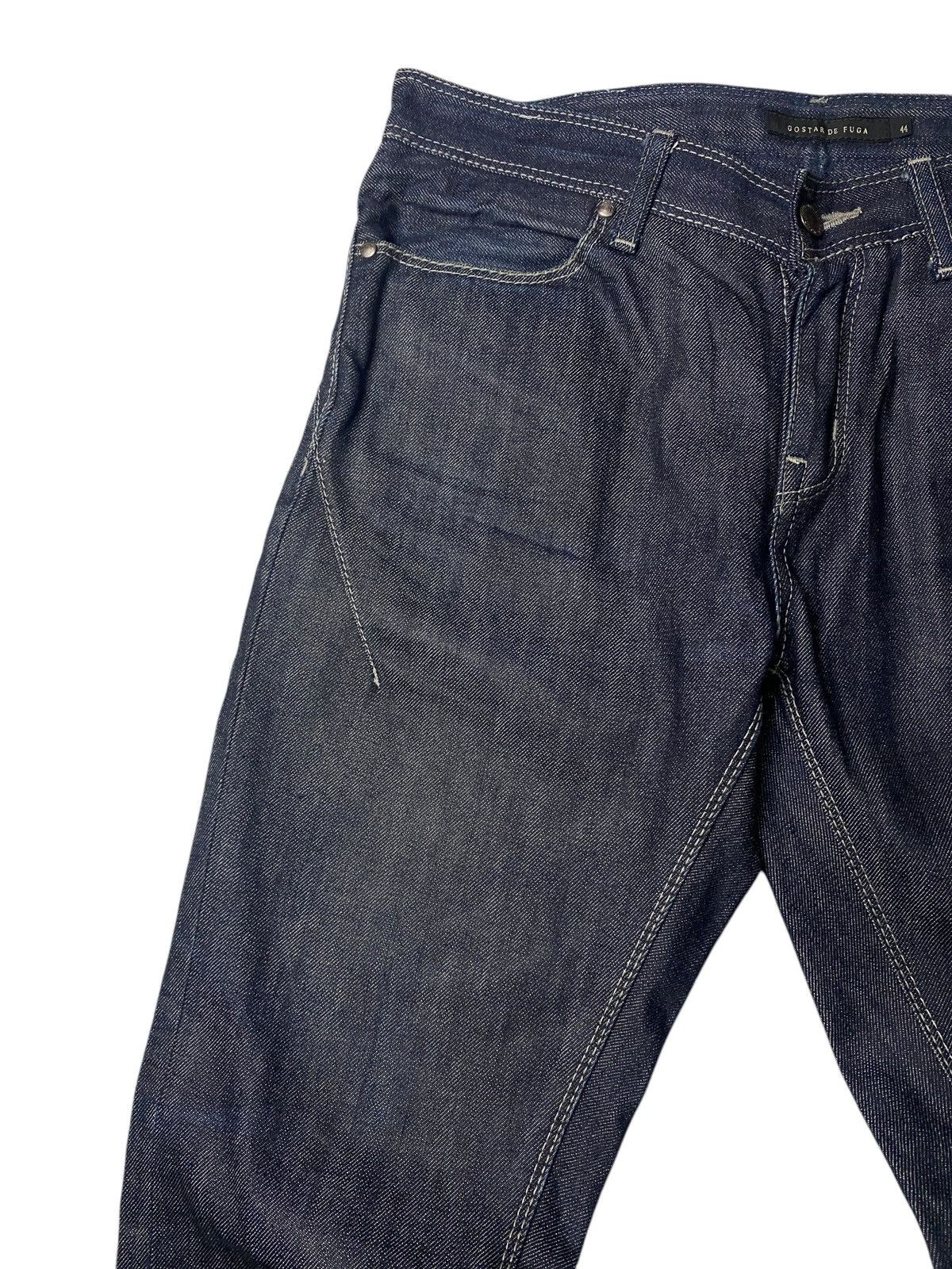 If Six Was Nine 2000's Gostar De Fuga Zipper Flared Jeans Size US 30 / EU 46 - 6 Thumbnail