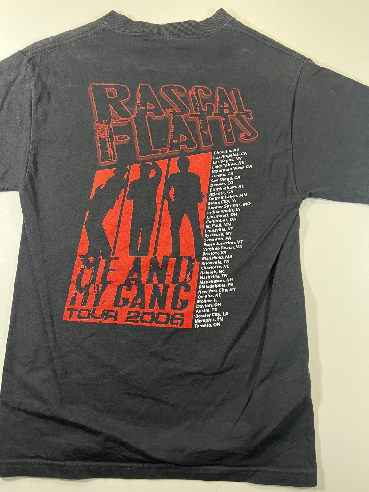 Other Rascal Flatts Me and My Gang Tour 2006 Black T-Shirt Small Size US S / EU 44-46 / 1 - 5 Thumbnail