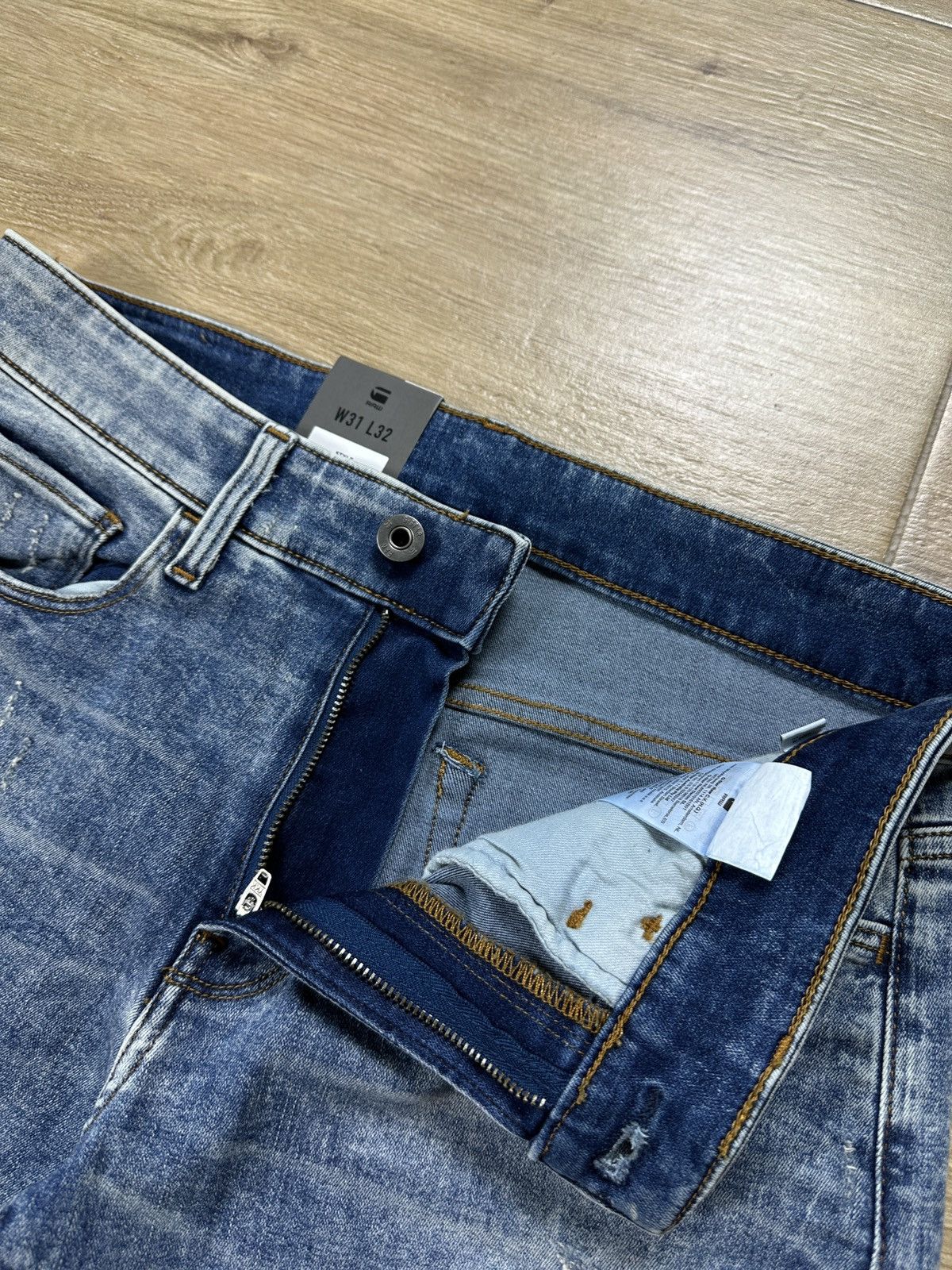 G-Star NEW!!! G-Star Raw 3301 Deconstructed Skinny Denim Jeans Size US 31 - 4 Thumbnail