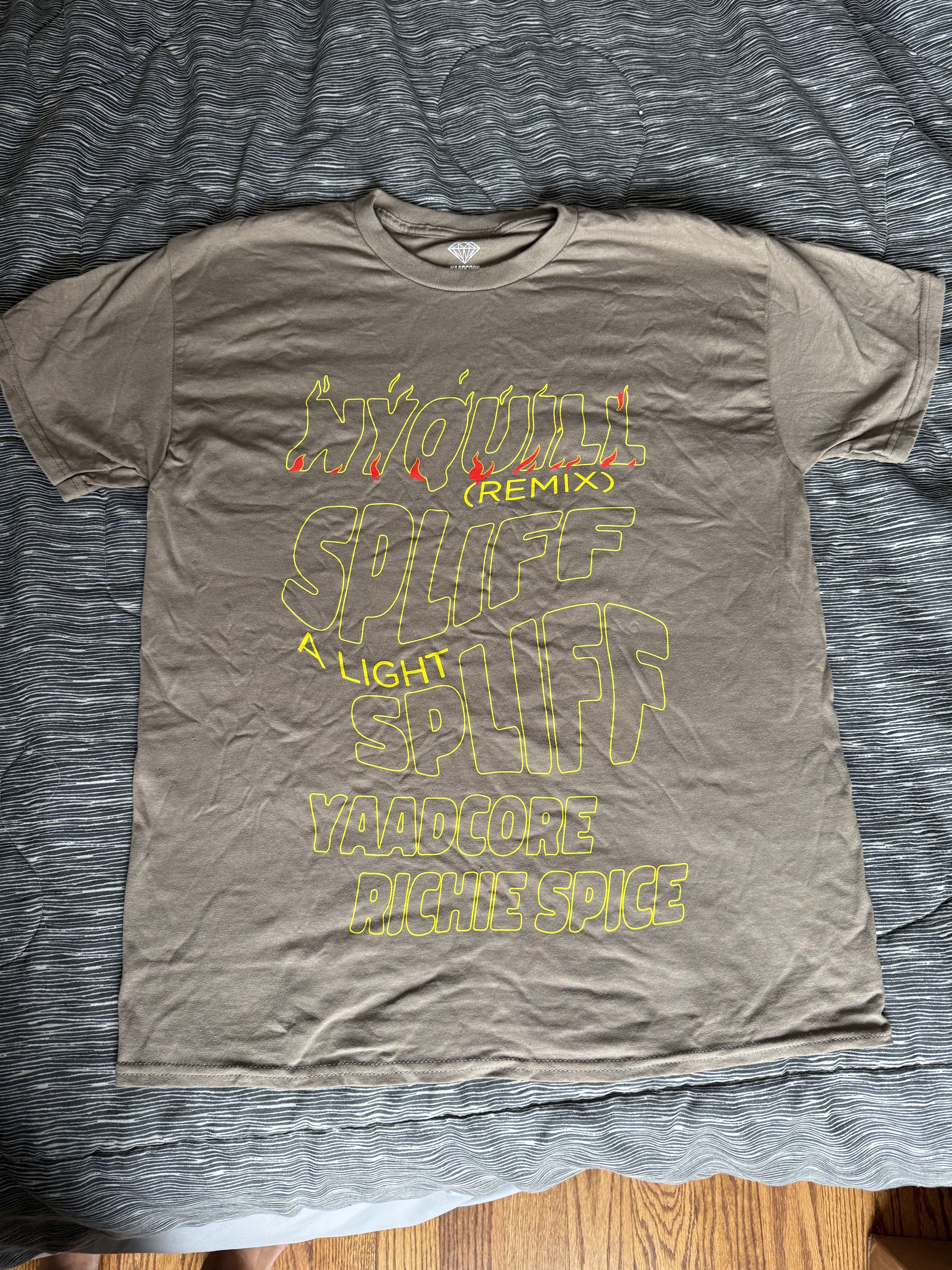 Diamond Supply Co. Diamond Supply Nyquill Remix Yaadcore Richie Spice Tee Rare Size US L / EU 52-54 / 3 - 1 Preview