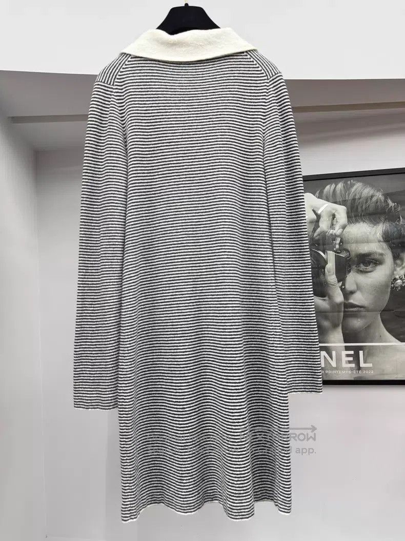 Chanel Chanel 23C black and white striped dress Size XXS / US 00 / IT 34 - 3 Thumbnail