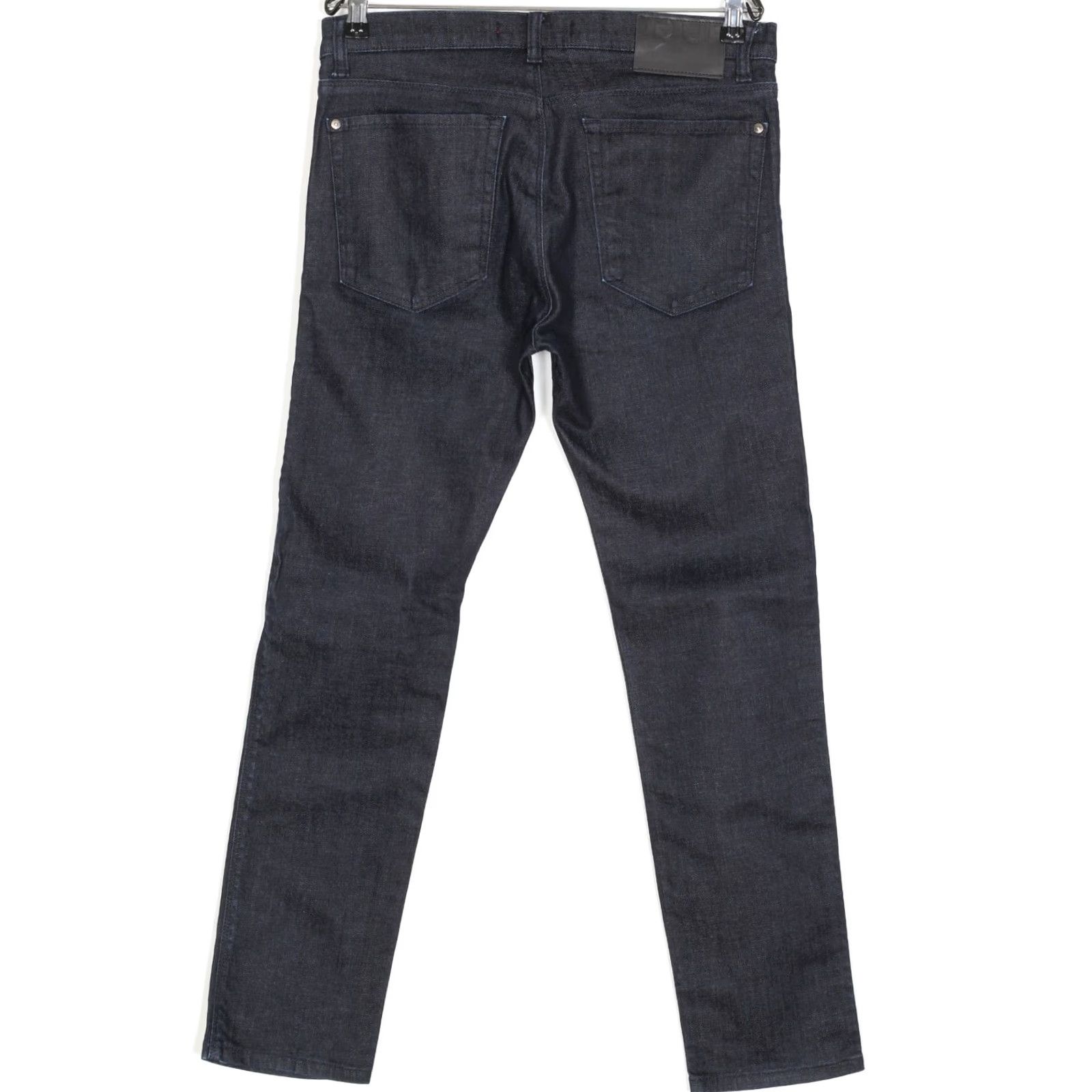 Hugo Boss HUGO BOSS Jeans Men Slim Straight Stretch 708 W30 L30 Blue 5-Pocket Denim Tapered Rise Mid 10-12 in Regular Size 30 Zip Belt Loops Size US 30 / EU 46 - 2 Thumbnail