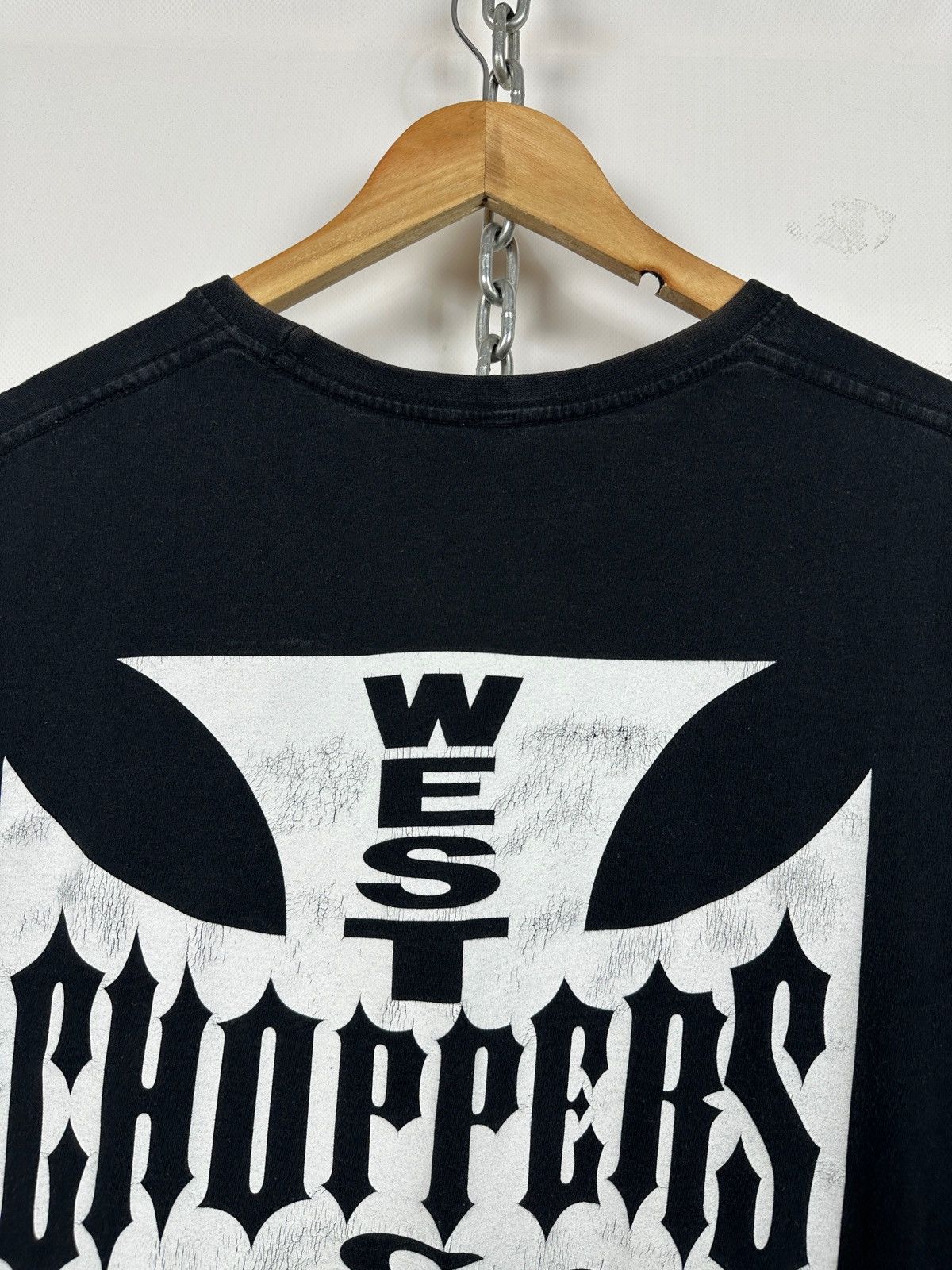 West Coast Choppers Vintage West Coast Choppers Faded Black T-Shirt Paul Walker Size US XL / EU 56 / 4 - 10 Thumbnail