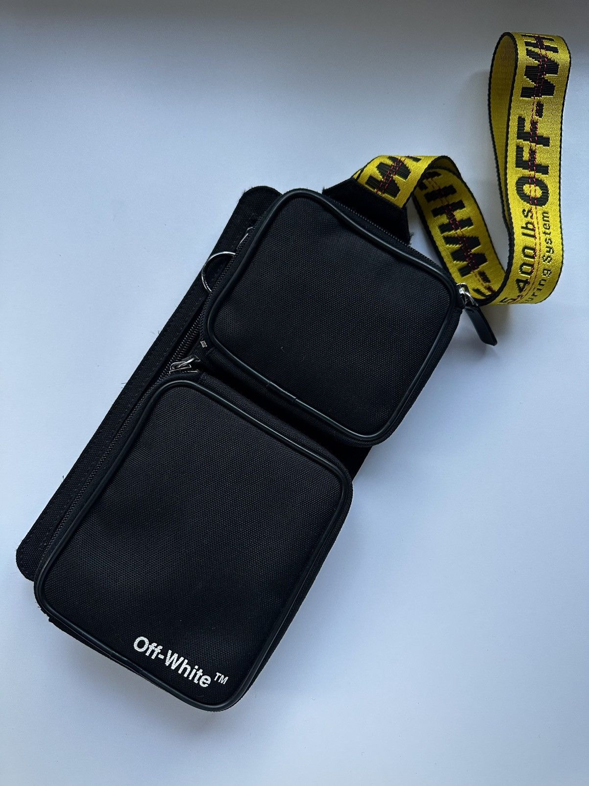 Off-White CORDURA HIP BELT BLACK YELLOW OFF - WHITE Size ONE SIZE - 1 Thumbnail