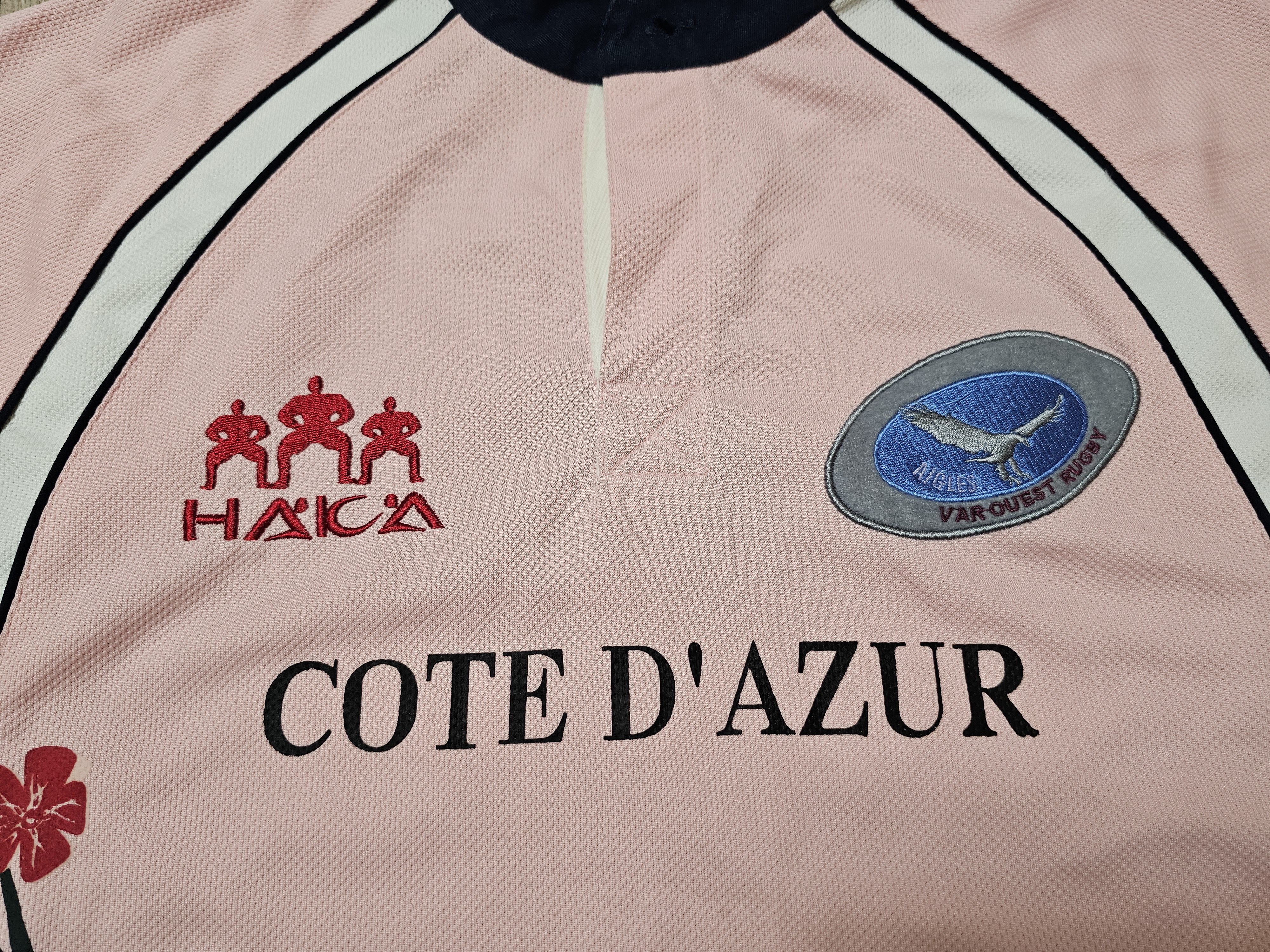 All Sport VAR OUEST AIGLES RUGBY JERSEY COTE D*AZUR FRANCE RUGBY Size US M / EU 48-50 / 2 - 3 Thumbnail