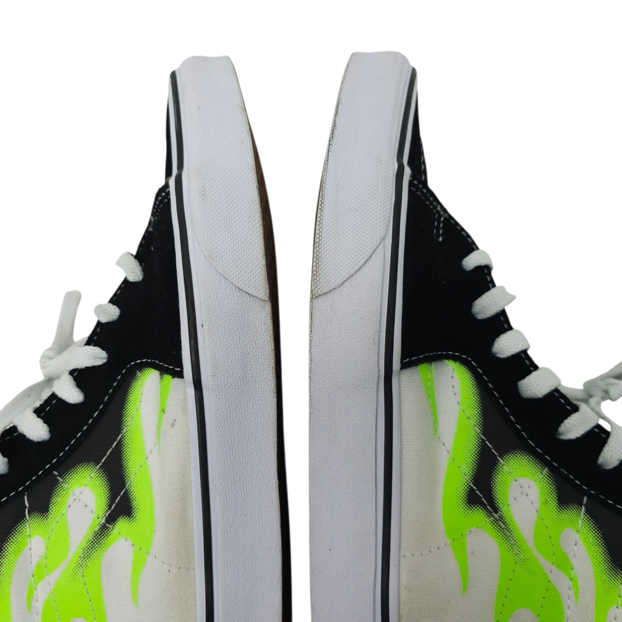 Vans Vans Sk8-Hi Green Flame Black White Sneaker Men 9 Women 10.5 Size US 9 / EU 42 - 15 Thumbnail