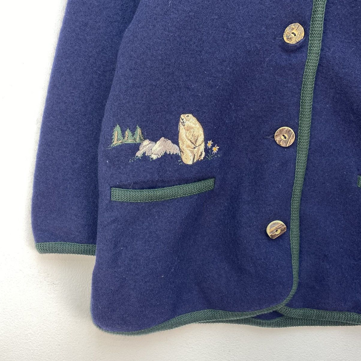 Japanese Brand 💥Vintage Geiger Wool Jacket Size M / US 6-8 / IT 42-44 - 5 Thumbnail