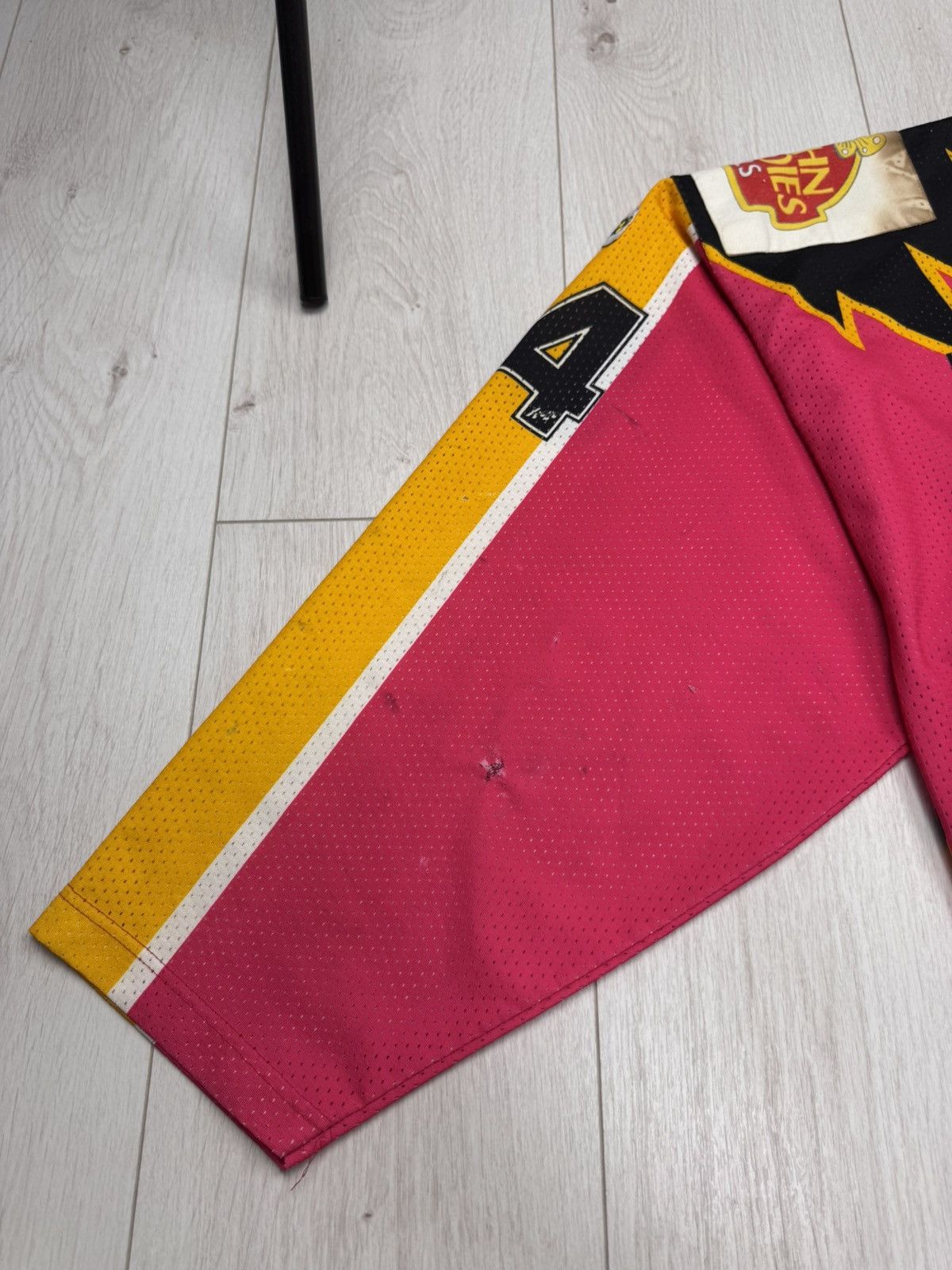 NHL MATCHWORN Rapperswil Jona Lakers Vintage Hockey Jersey 80s Size US XL / EU 56 / 4 - 14 Thumbnail