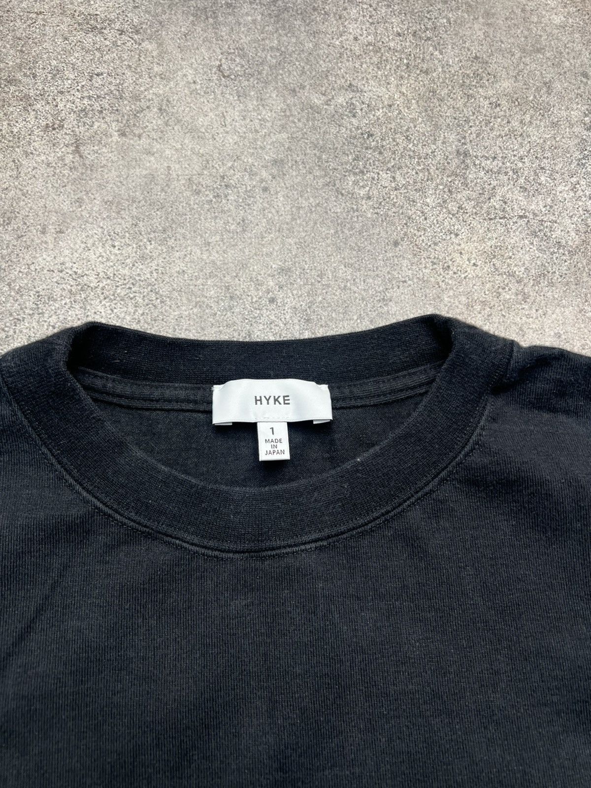 HYKE × Hyein Seo × Japanese Brand HYKE black t shirt Size US S / EU 44-46 / 1 - 8 Thumbnail