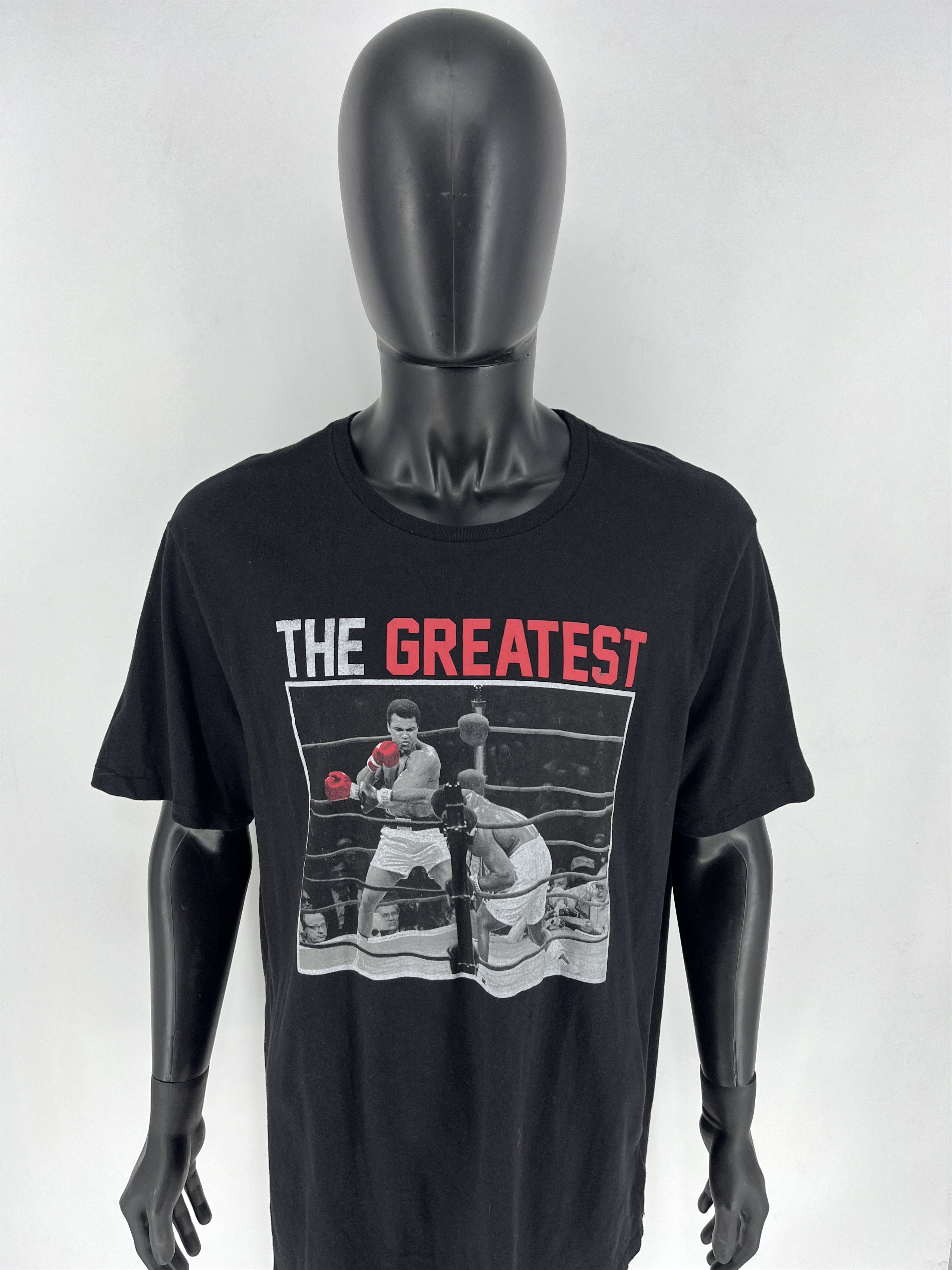 Vintage Y2K The Greatest Muhammad Ali American Boxer Faded Tshirts Size US XXL / EU 58 / 5 - 5 Thumbnail