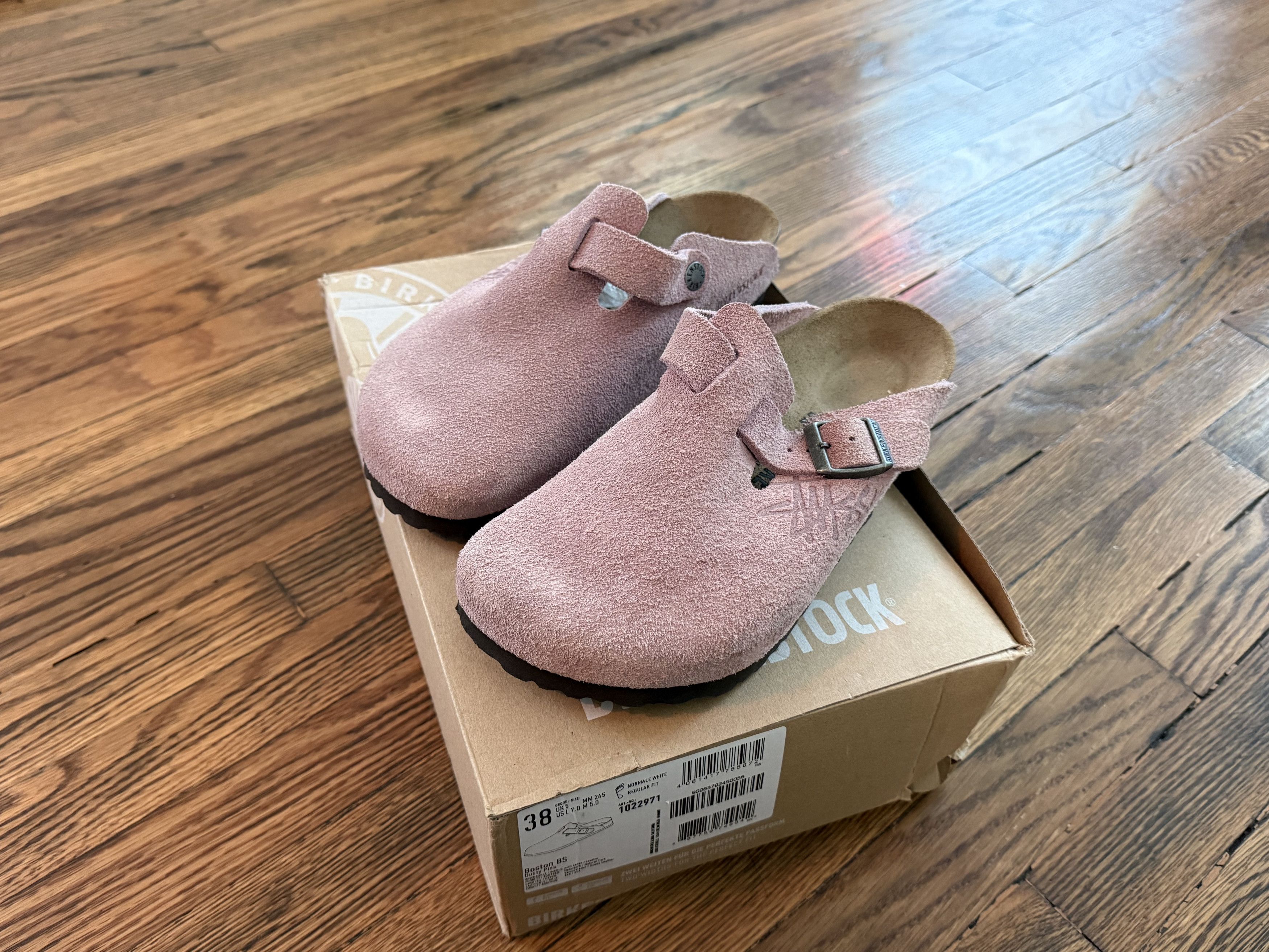 Birkenstock × Stussy Birkenstock x Stussy Pink Boston Size US 7 / IT 37 - 5 Thumbnail