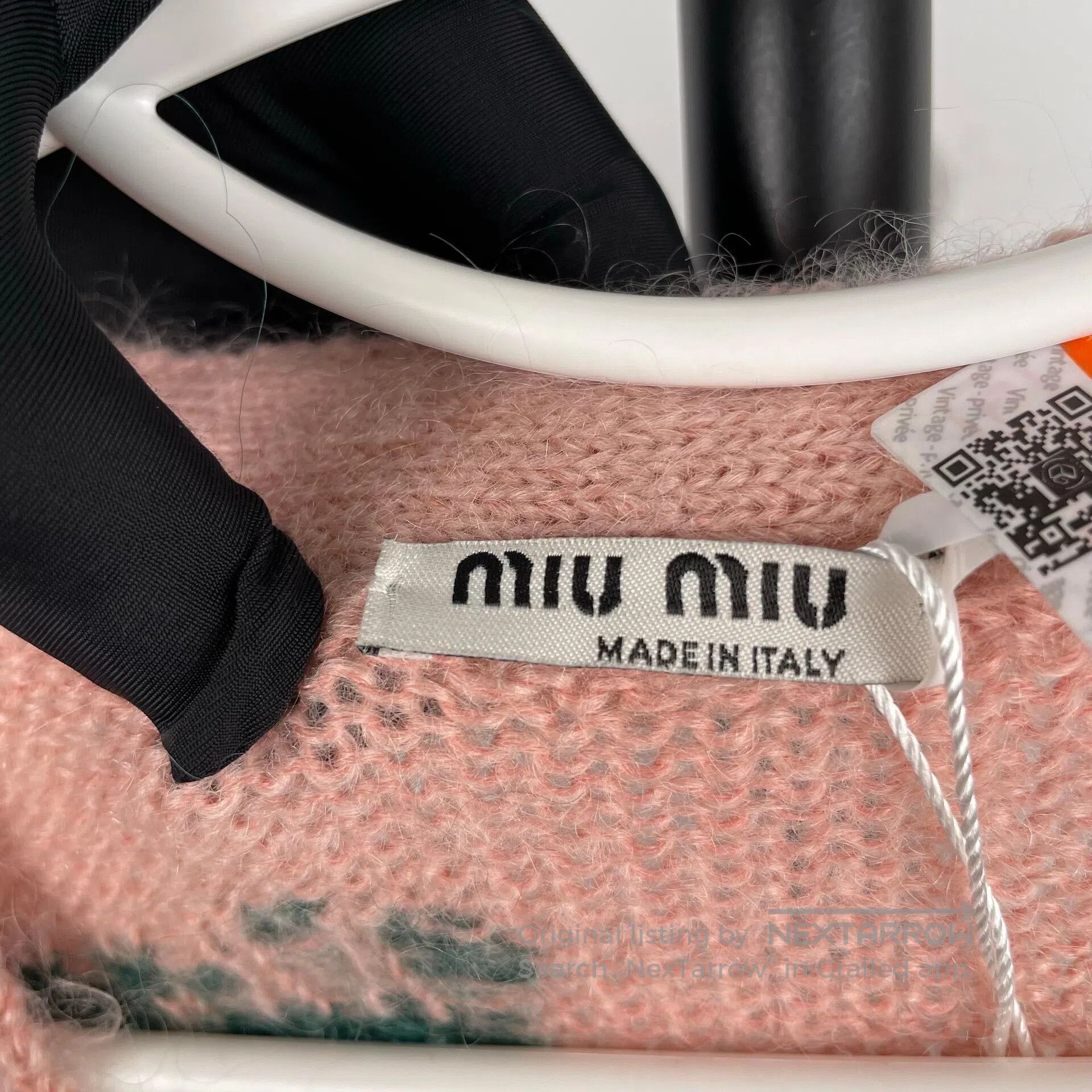 Miu Miu Miu Miu Rose mohair pink knit cardigan size 36| Size XS / US 0-2 / IT 36-38 - 4 Thumbnail