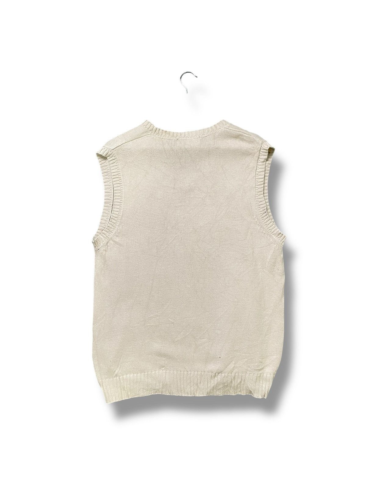 Beverly Hills Polo Club × Polo Ralph Lauren × Vintage Polo Club V-Neck Knit Sweater Vest (43) Size US L / EU 52-54 / 3 - 2 Thumbnail