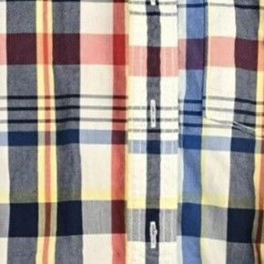 Abercrombie & Fitch Abercrombie & Fitch Blue and Red Button Down Shirt Size US S / EU 44-46 / 1 - 2 Thumbnail