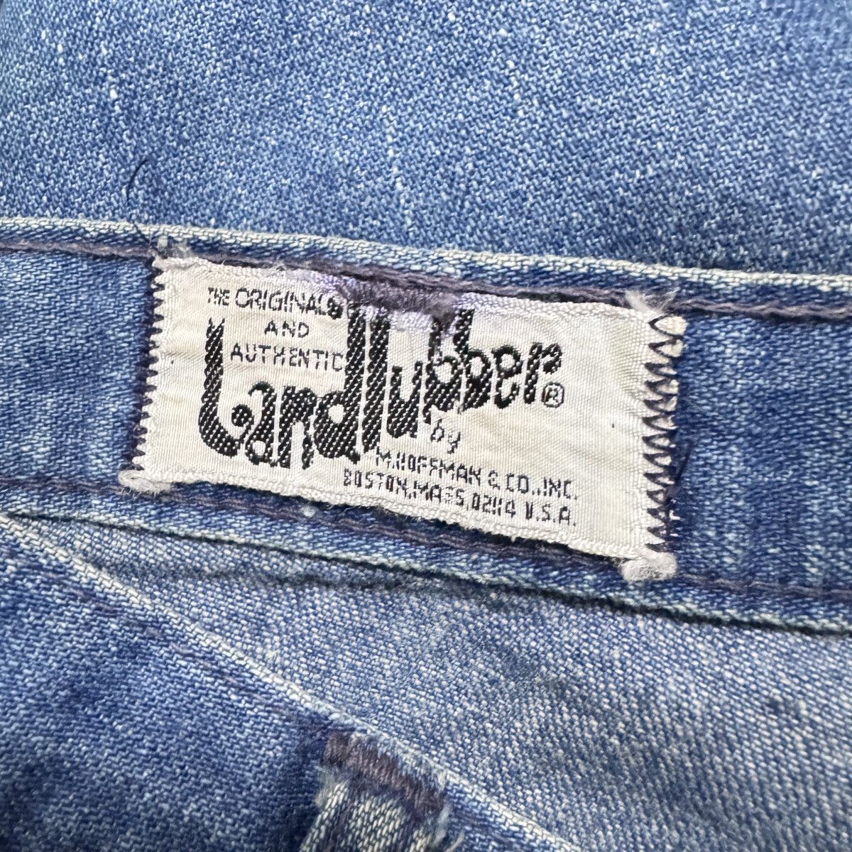 Vintage Vintage 70s Land Lubber Denim Bell Bottom Pants Size US 32 / EU 48 - 17 Thumbnail