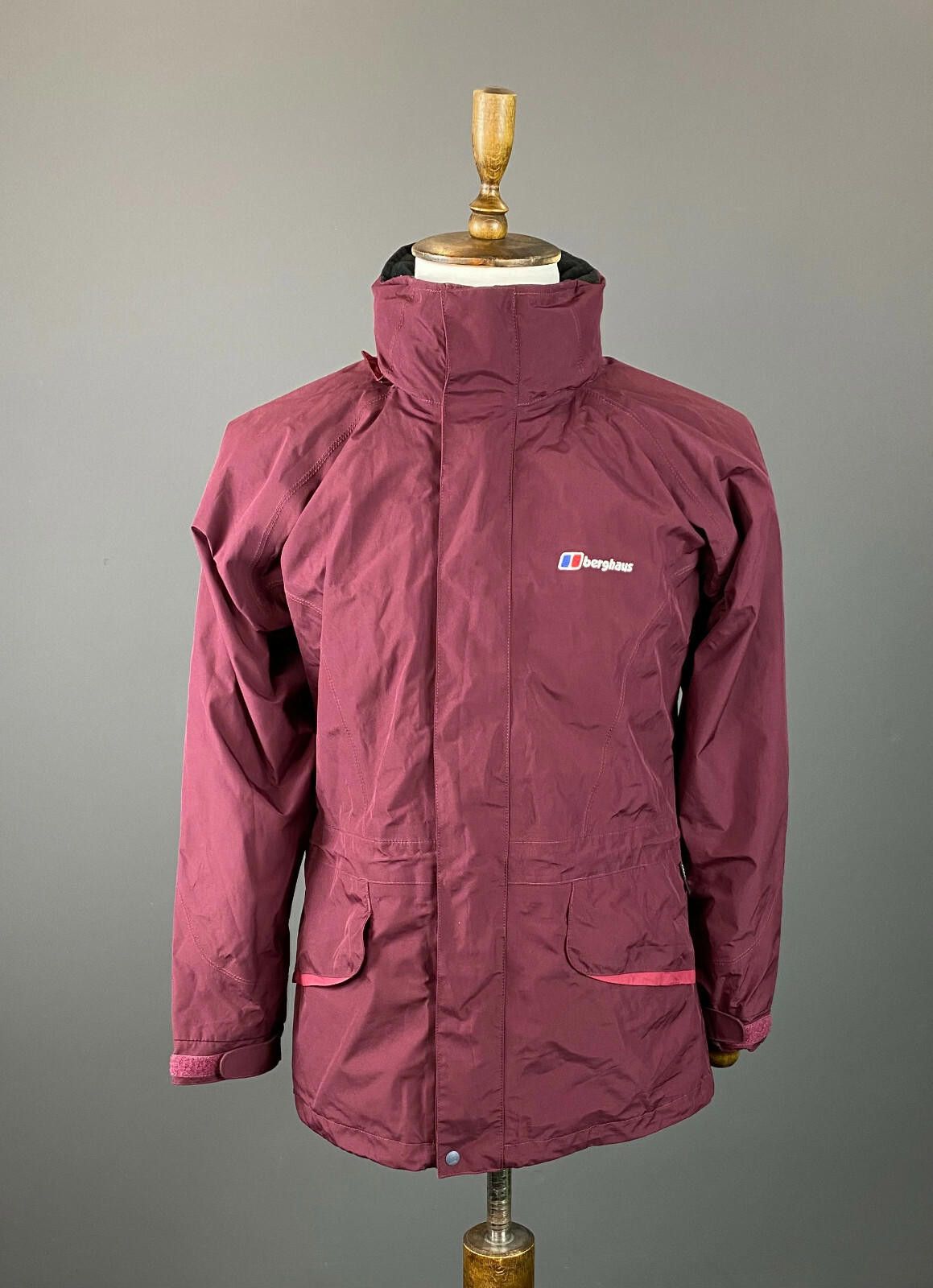 Berghaus Men Berghaus Gore-Tex Burgundy Windbreaker Jacket Size 12 Size US M / EU 48-50 / 2 - 1 Thumbnail