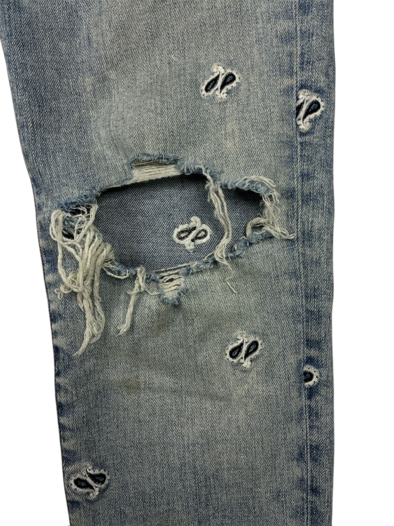 Amiri Amiri Paisley Skinny Jeans Size US 32 / EU 48 - 2 Thumbnail