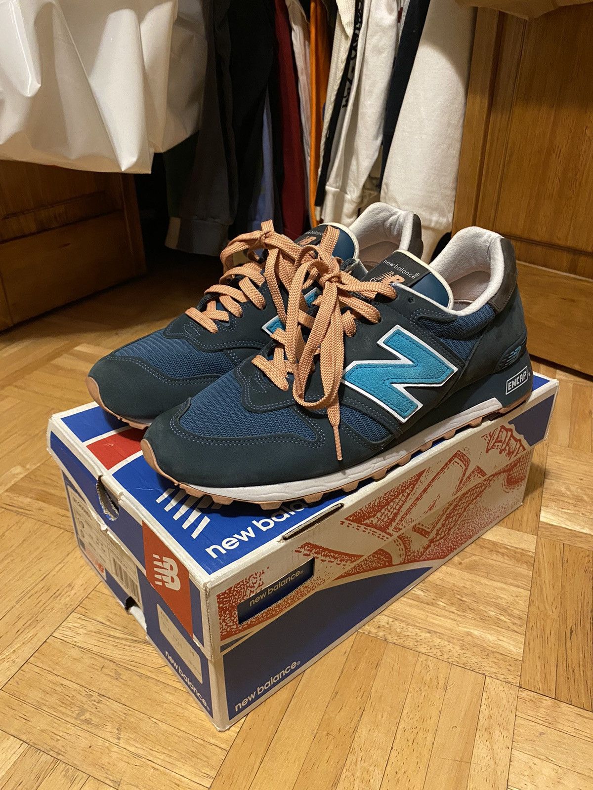 New balance 1300 salmon sole best sale