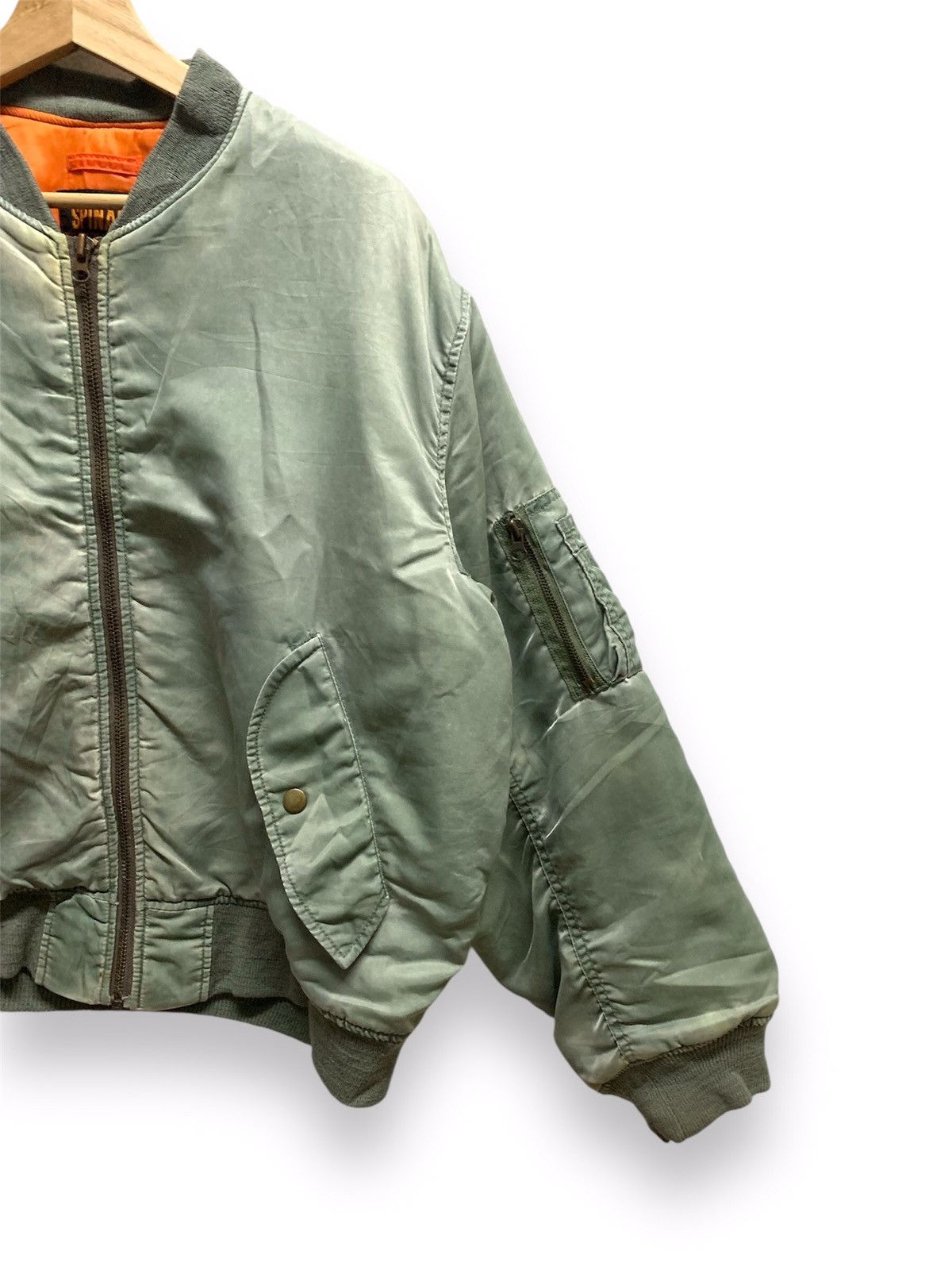 Japanese Brand × Vintage Vintage SPINASH Bombers Jacket Size US XL / EU 56 / 4 - 4 Thumbnail