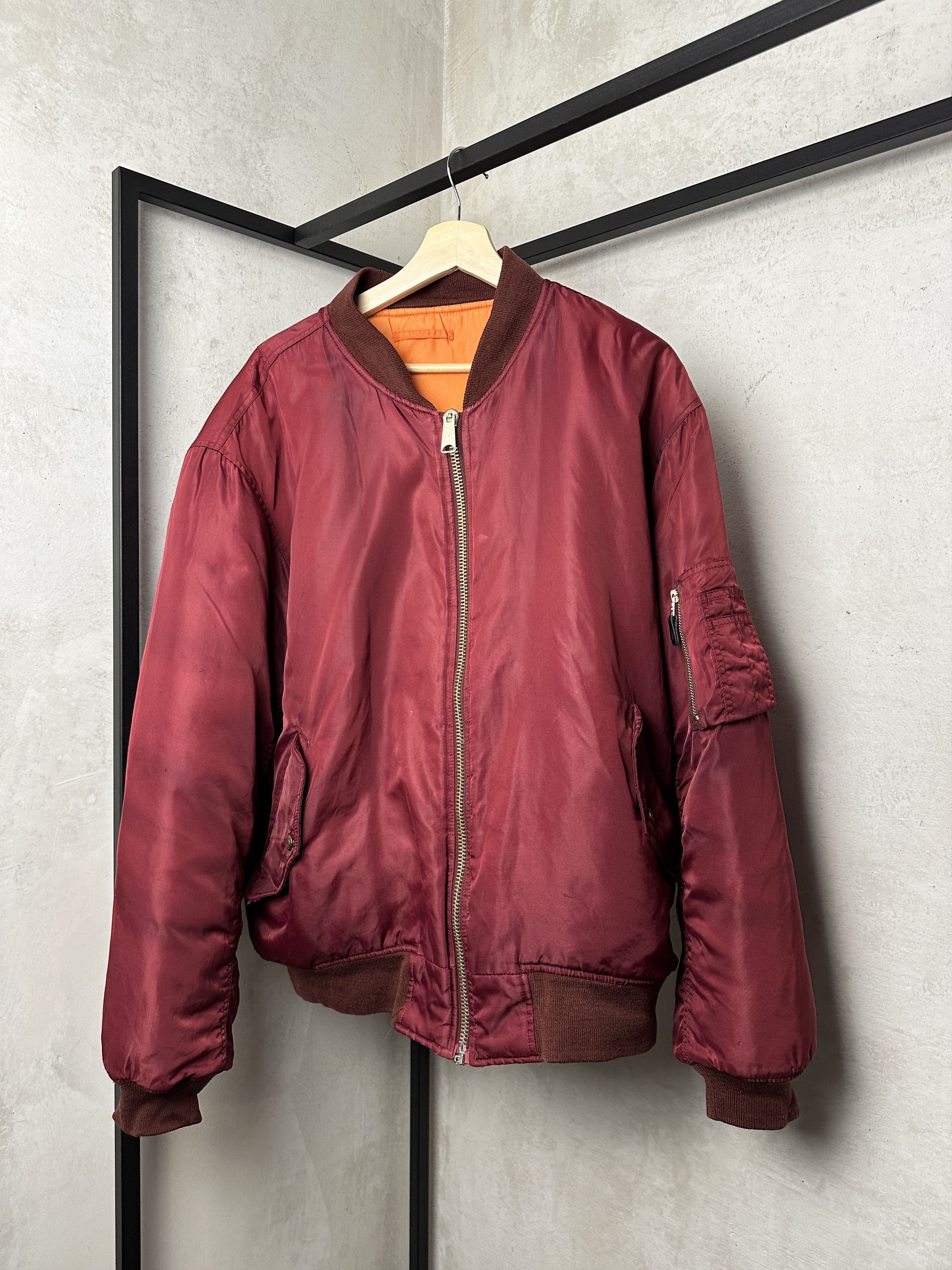 Vintage MA1 Reversible Bomber Jacket Size US XL / EU 56 / 4 - 6 Thumbnail