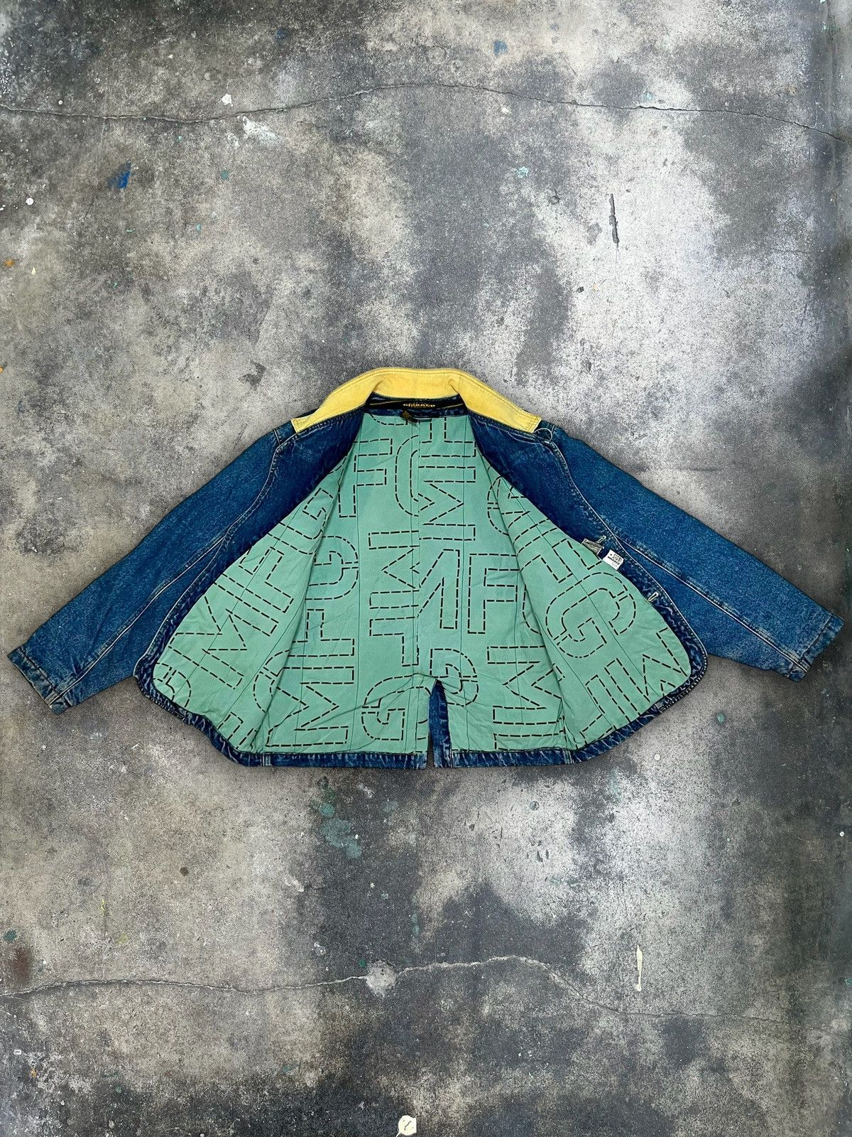 image of Marithe Francois Girbaud Marithe Francois Gibraud 80's Washed Faded Denim Jacket Vntg in Navy (Size