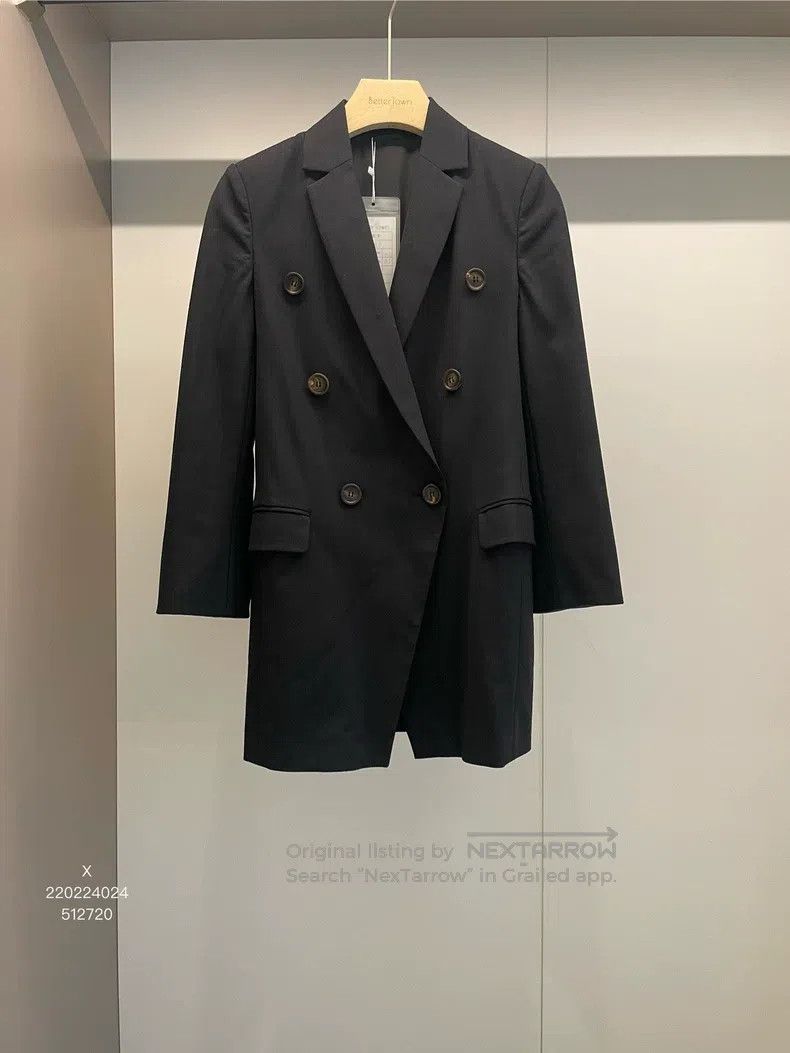 Brunello Cucinelli Brunello Cucinelli Black New Wool Suit Jacket Size XS / US 0-2 / IT 36-38 - 1 Thumbnail