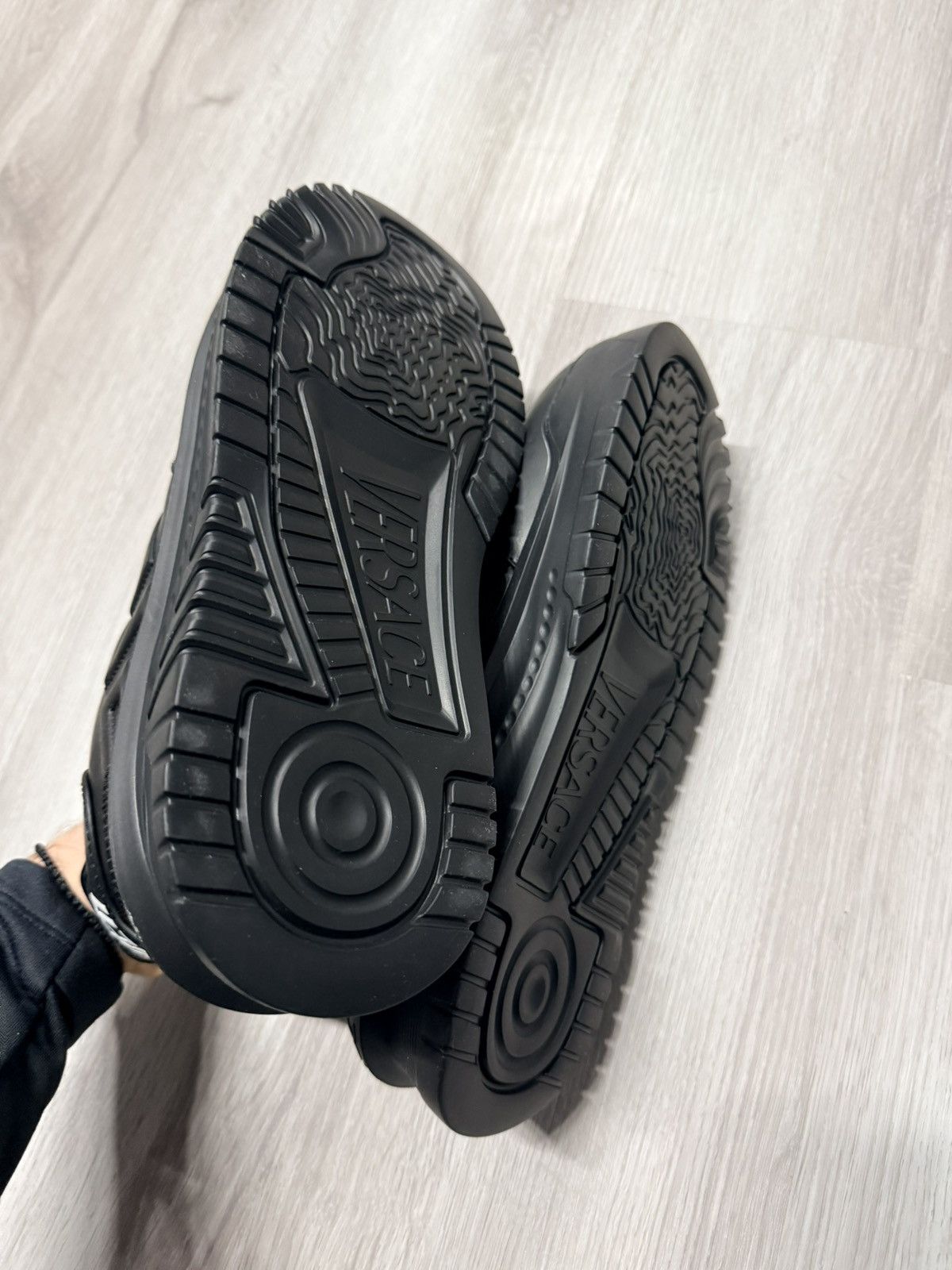 Versace Versace Greca Black Sneaker Size US 7.5 / EU 40-41 - 5 Thumbnail