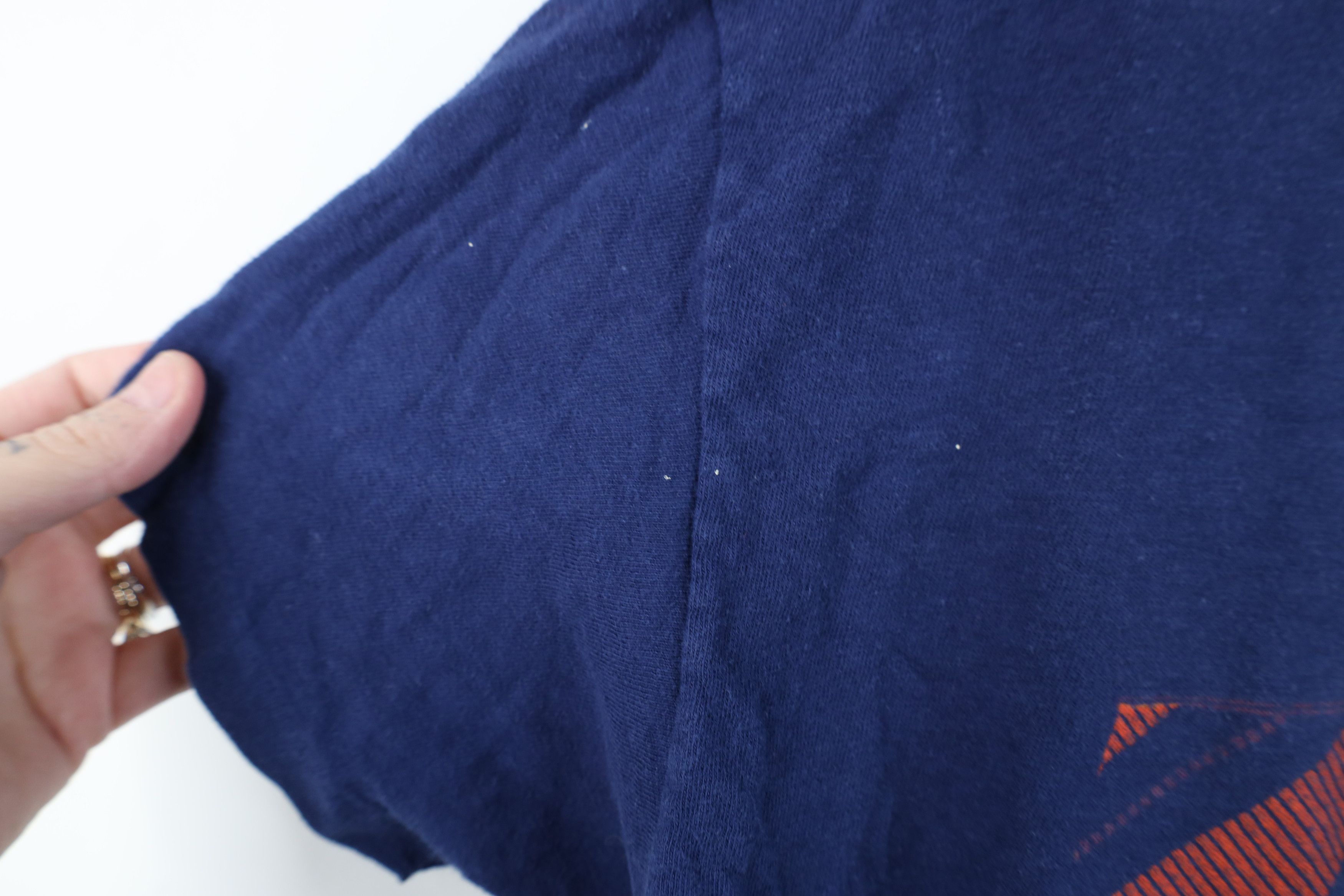 Vintage Vintage 80s Walter Raleigh Aromatic Tobacco T-Shirt Blue USA Size US XL / EU 56 / 4 - 9 Thumbnail