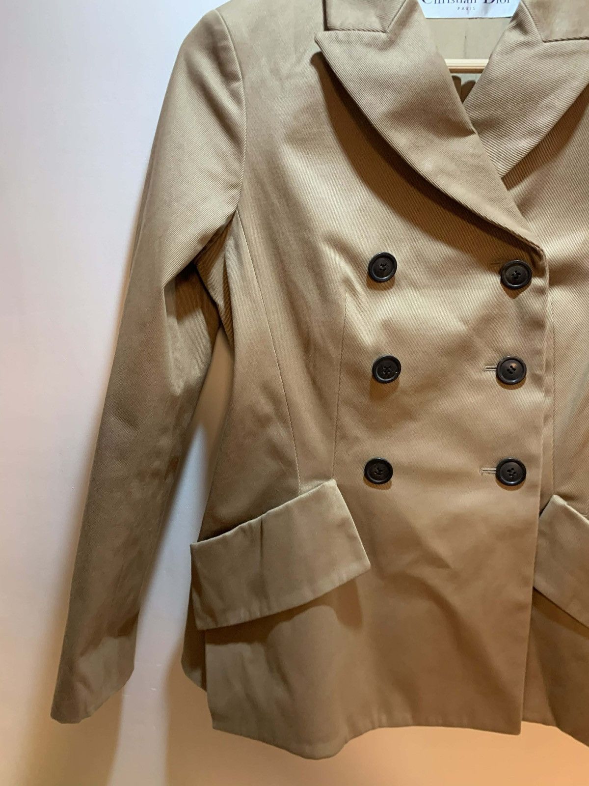 Dior Christian Dior tretch-cotton twill double-breasted jacket Size S / US 4 / IT 40 - 5 Thumbnail