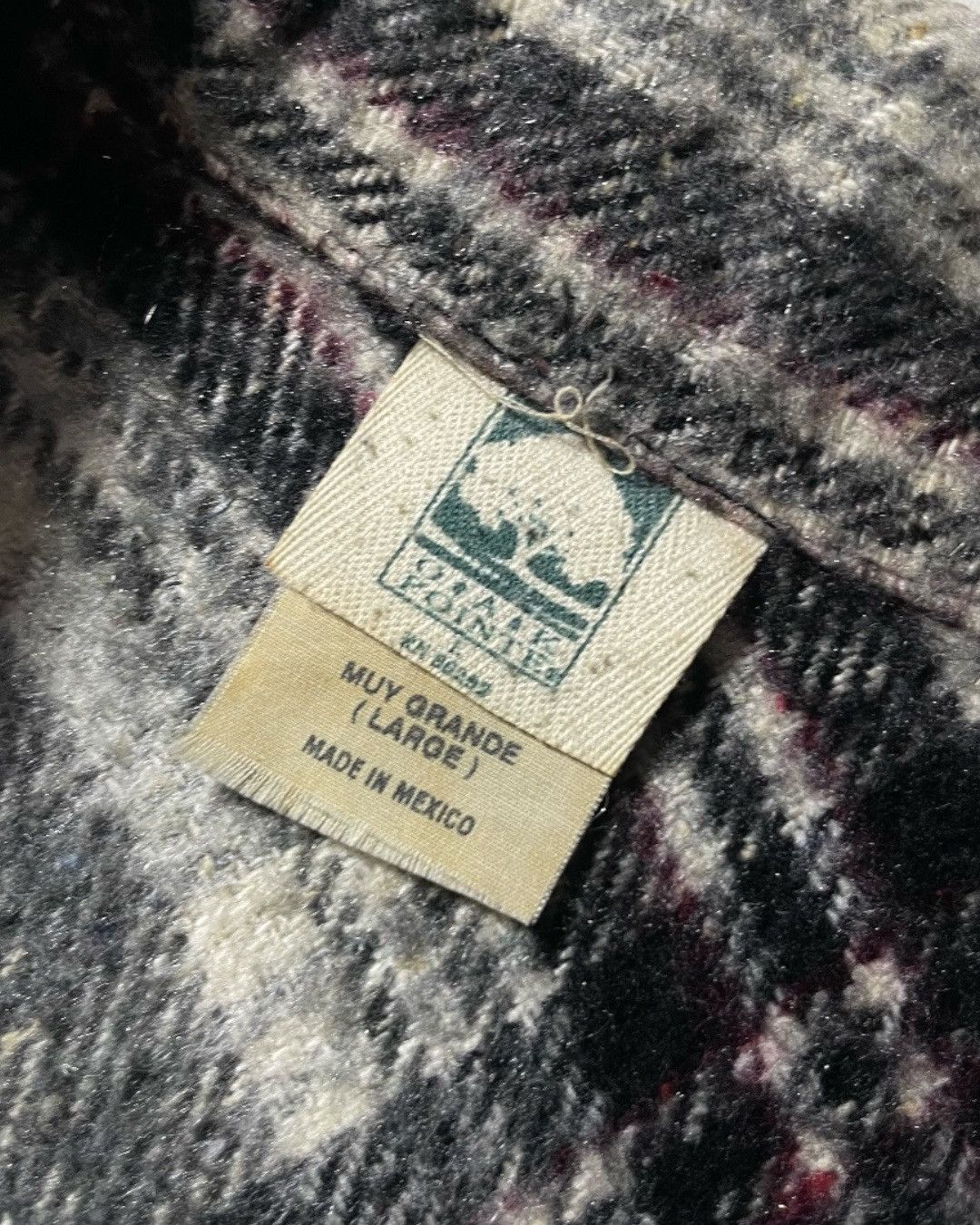 OAK FLANNEL SHIRT WOOL OAK POINTE SIZE L OVERSIZED Size US XXL / EU 58 / 5 - 6 Thumbnail