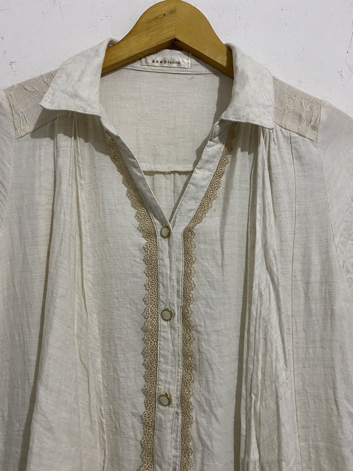 Japanese Brand 💸BINDINGOFFER💸Axesfemme japanese gothic styled shirt Size US M / EU 48-50 / 2 - 2 Thumbnail