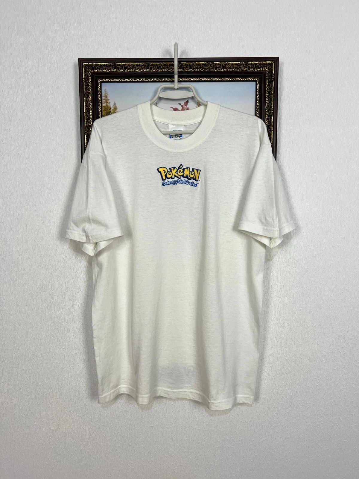 Vintage Vintage 90s Pokemon Shirt Anime Nintendo Japan Print Tee Size US L / EU 52-54 / 3 - 1 Thumbnail