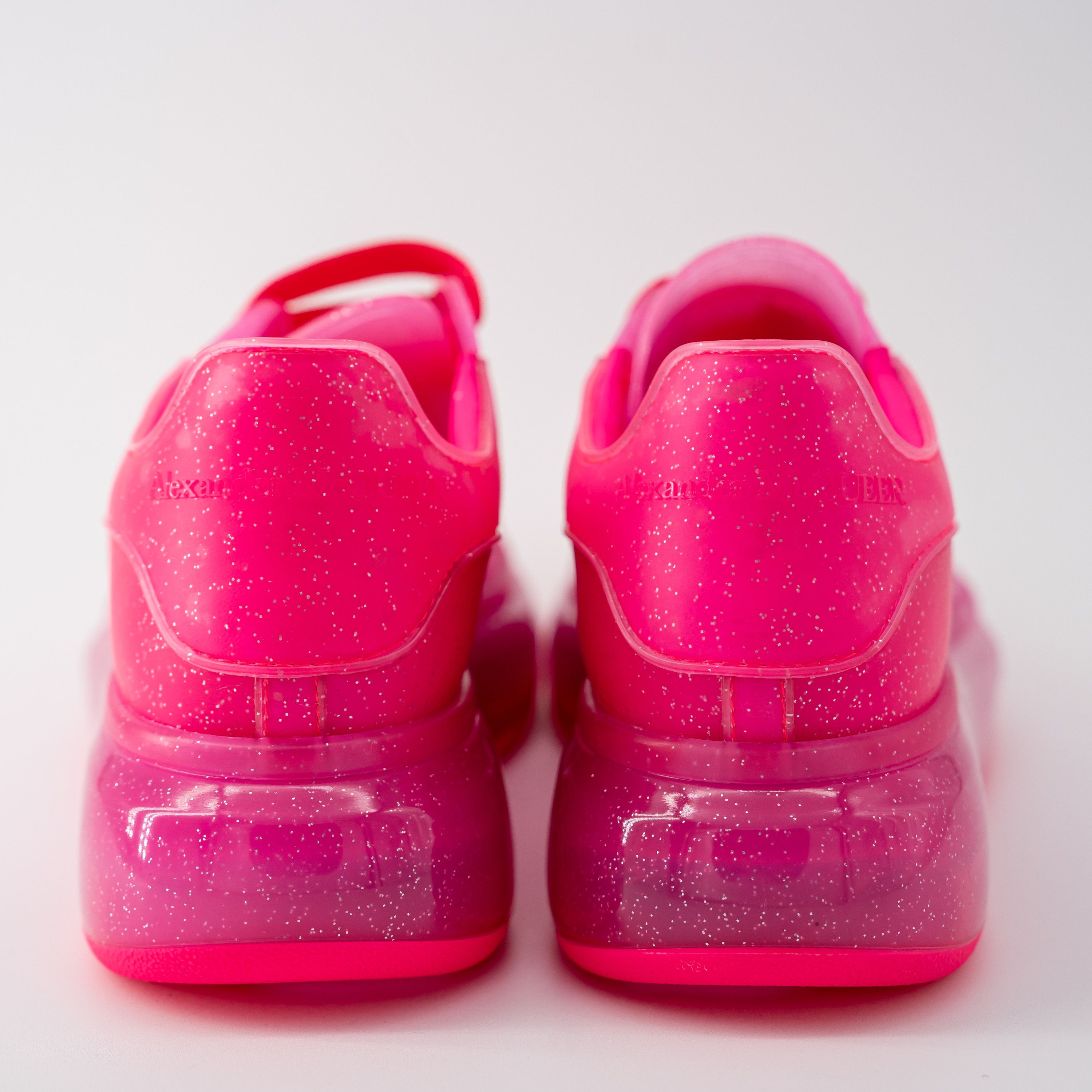 Alexander McQueen 9 - Alexander McQueen Oversized Sneakers Transparent Pink Size US 9 / IT 39 - 4 Thumbnail