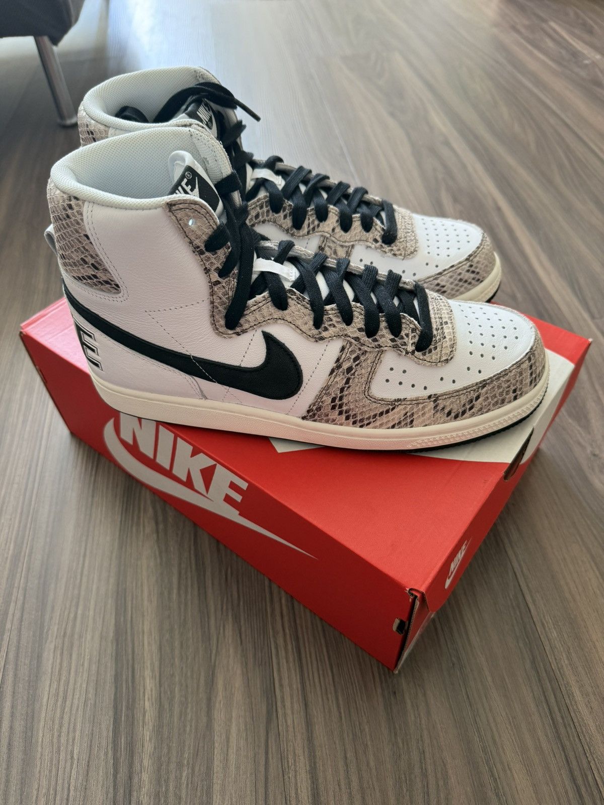 Nike Nike Terminator High Cocoa Snake FB1318-100 - Men’s Size 9 Size US 9 / EU 42 - 2 Thumbnail